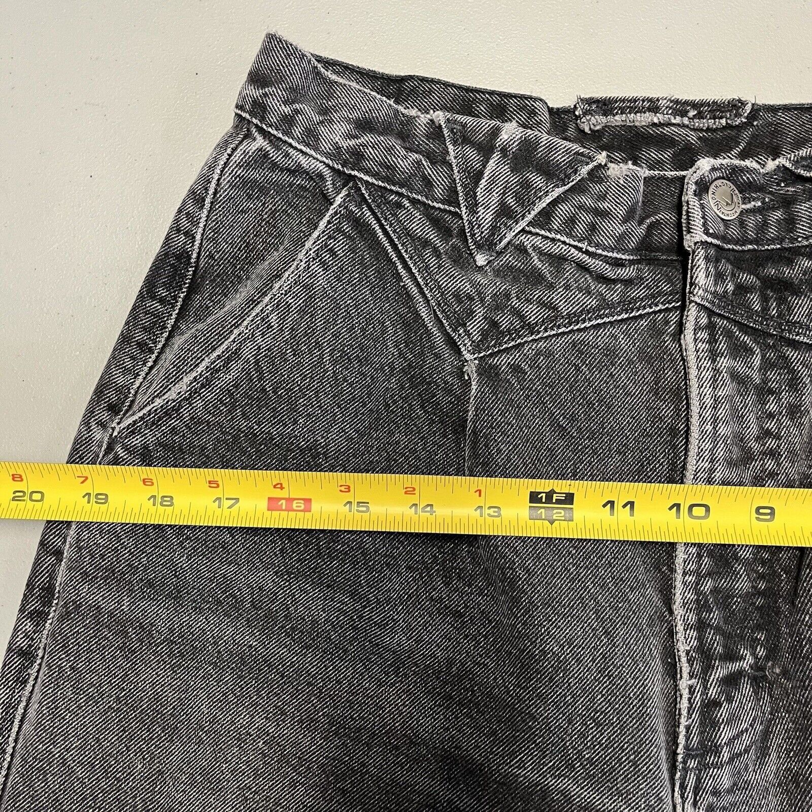 Vintage Vintage Rocky Mountain Denim Jeans Size 32/13 USA Made Black Size 32" / US 10 / IT 46 - 11 Thumbnail