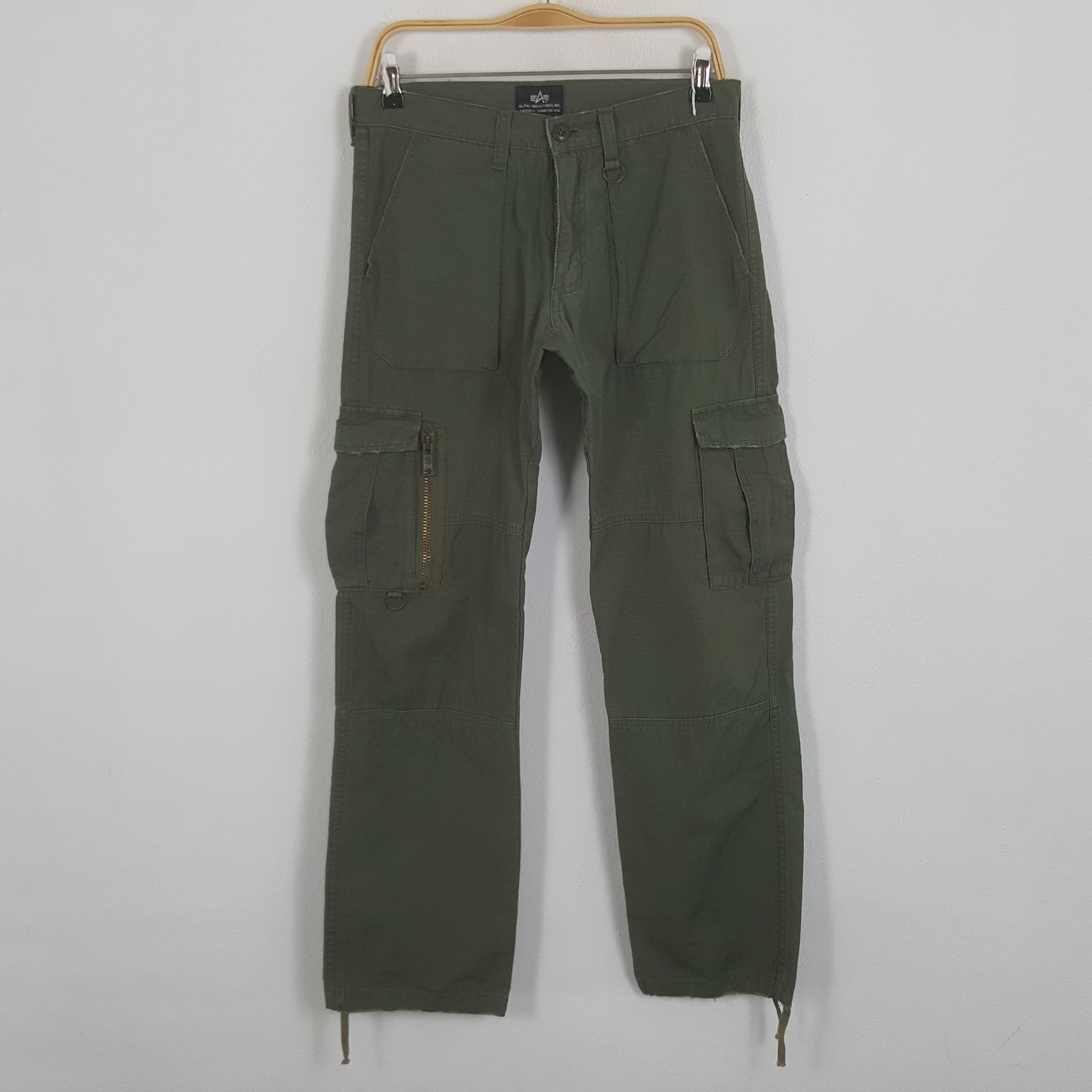 Vintage Alpha Industries Cargo Military Style Pants