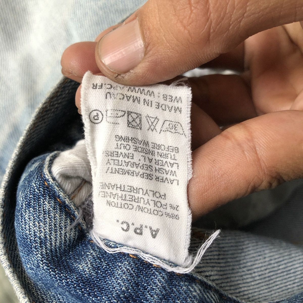 A.P.C. 💥VINTAGE APC DENIM PANT Size US 31 - 8 Thumbnail