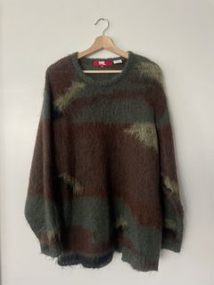 Supreme Junya Watanabe Camo Sweater | Grailed