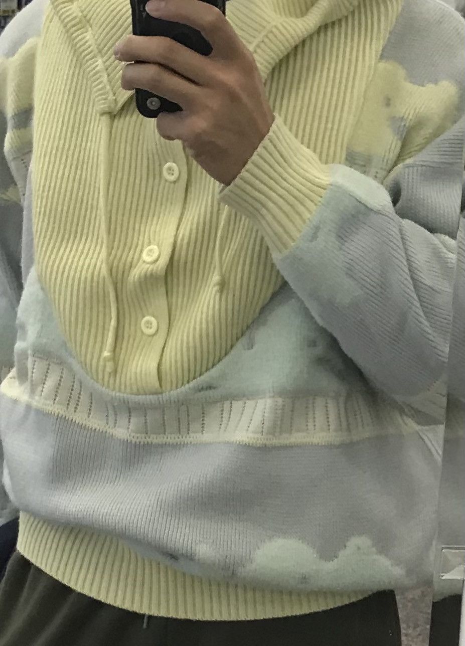 Japanese Brand × Vintage Cloudy knit Japanese Vintage sweater medium large Americana Size US L / EU 52-54 / 3 - 6 Thumbnail