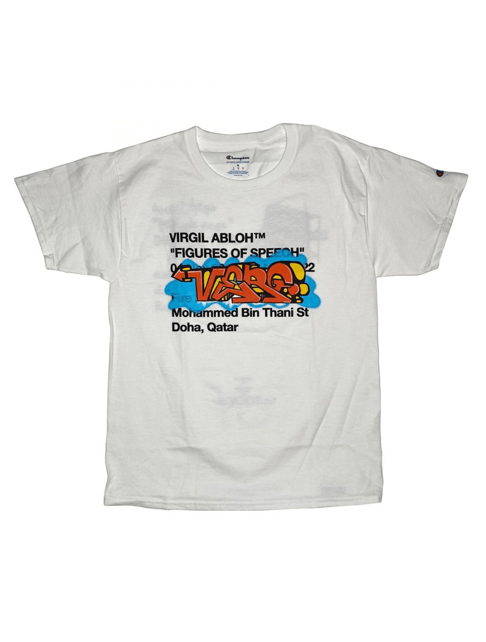 Virgil Abloh Qatar Virgil Abloh "Figures of Speech" T-Shirt Medium White Size US M / EU 48-50 / 2 - 1 Thumbnail