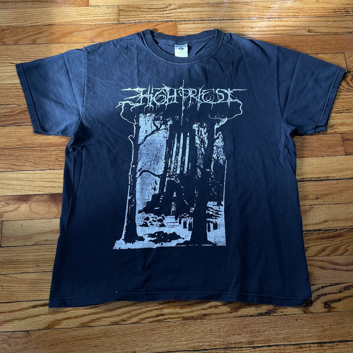 Band Tees × Vintage 1990s High Priest Band Tee Shirt Size US L / EU 52-54 / 3 - 1 Thumbnail
