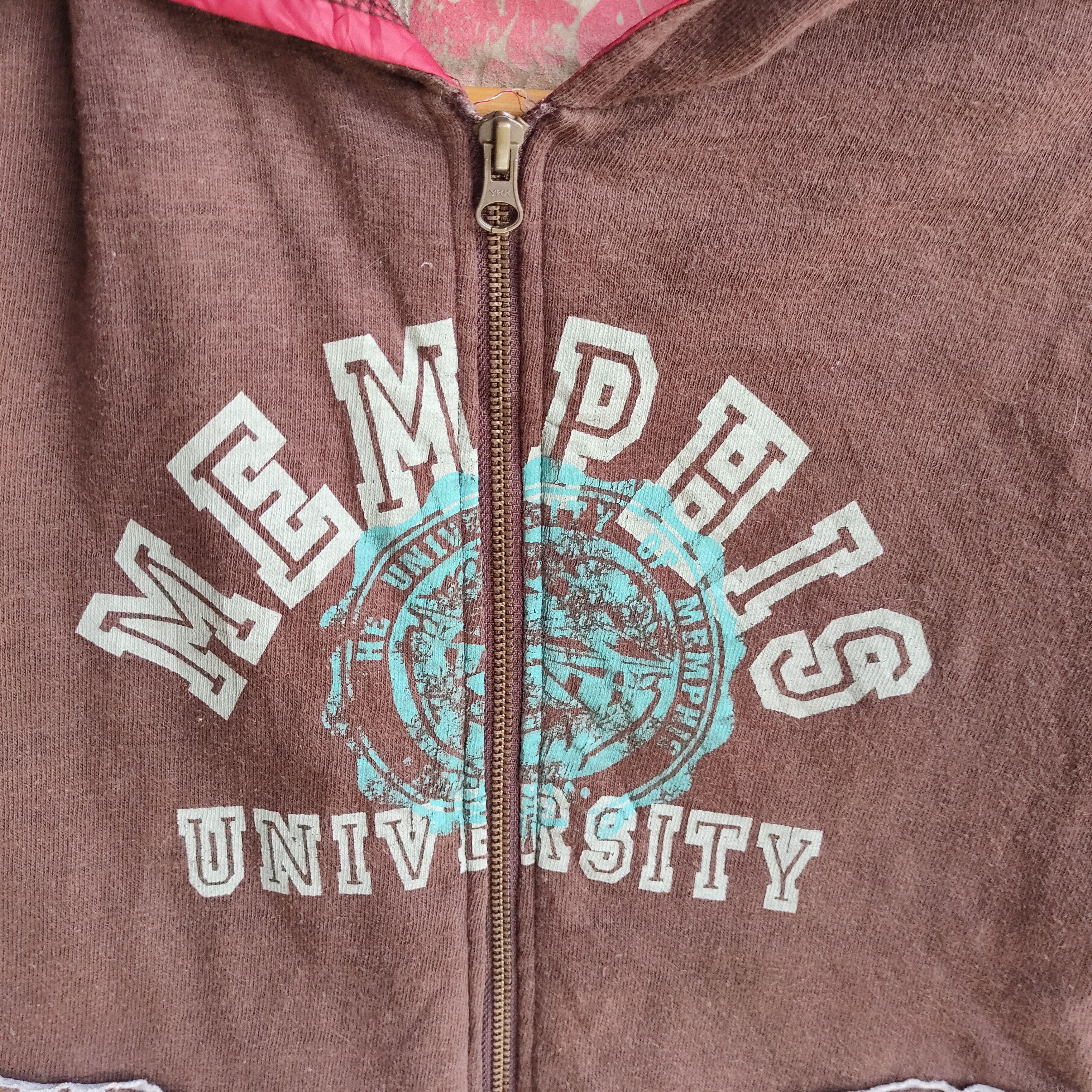 Other MEMPHIS UNIVERSITY Full Zipper Hoodie Sweatshirt Size US S / EU 44-46 / 1 - 6 Thumbnail