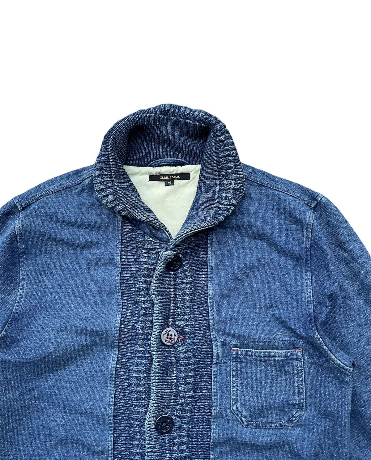 Ciaopanic × Japanese Brand Ciao Panic Navy Shawl Jacket Size US S / EU 44-46 / 1 - 7 Thumbnail