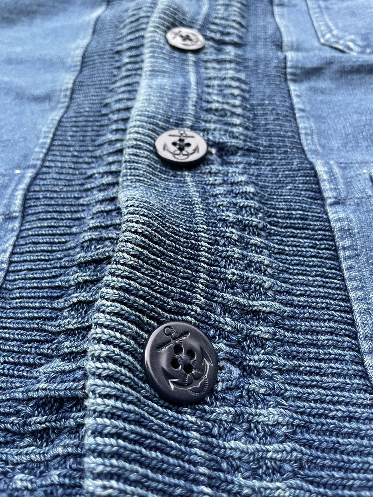 Ciaopanic × Japanese Brand Ciao Panic Navy Shawl Jacket Size US S / EU 44-46 / 1 - 11 Thumbnail