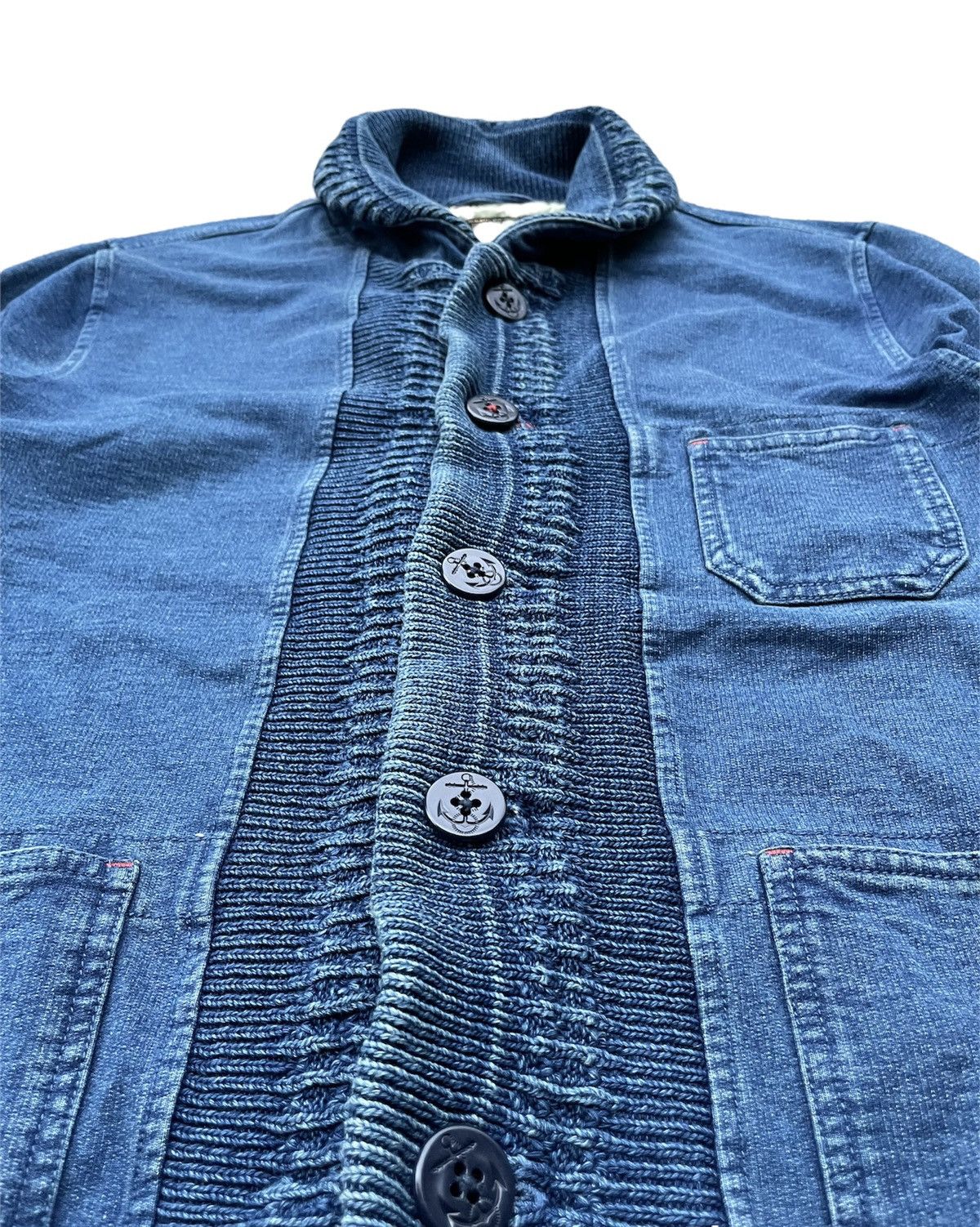 Ciaopanic × Japanese Brand Ciao Panic Navy Shawl Jacket Size US S / EU 44-46 / 1 - 6 Thumbnail