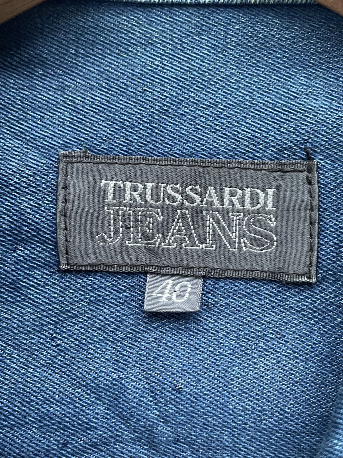 Trussardi × Vintage Vintage Trussardi Jeans Denim Jacket Size US M / EU 48-50 / 2 - 12 Thumbnail