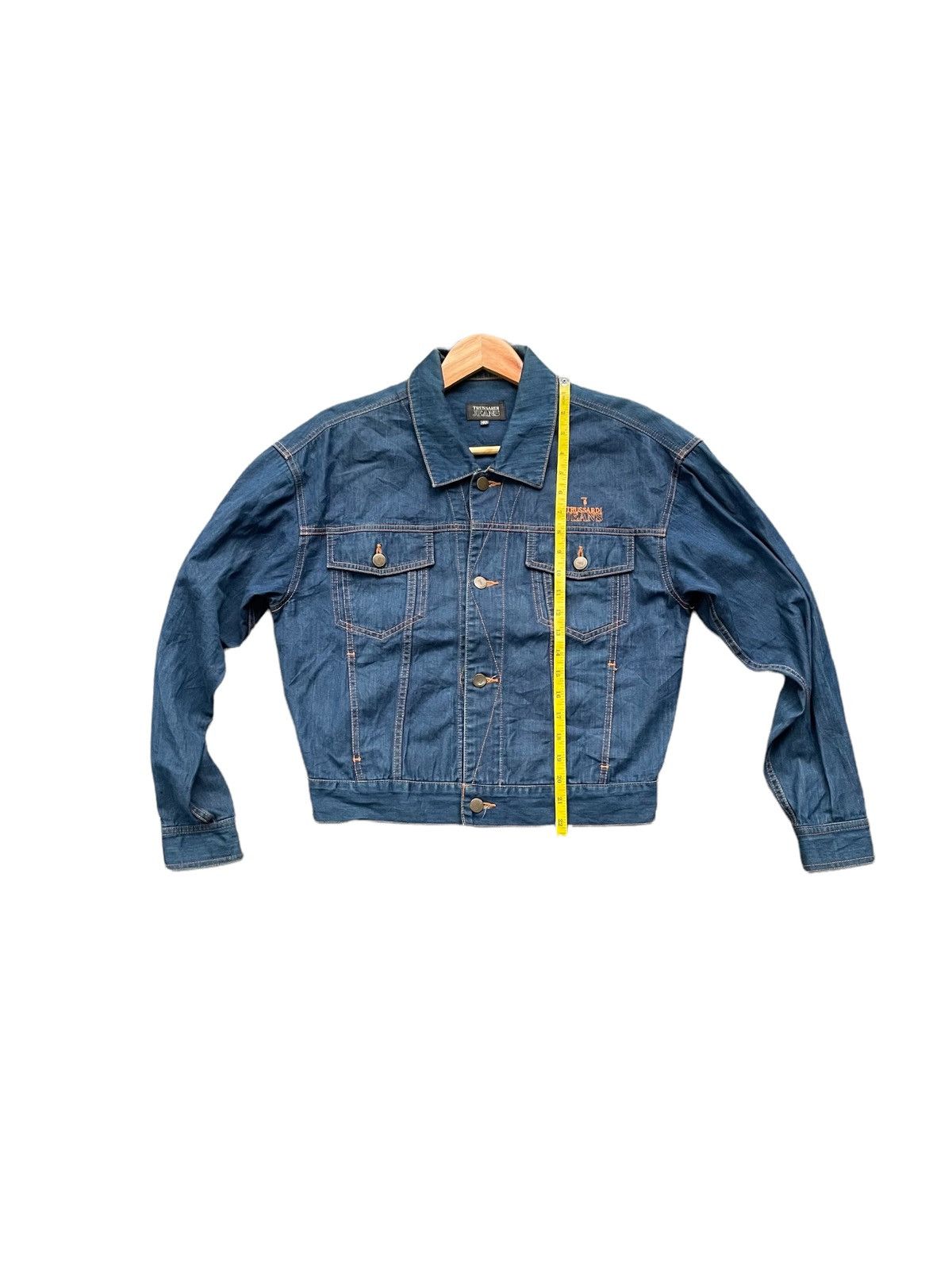 Trussardi × Vintage Vintage Trussardi Jeans Denim Jacket Size US M / EU 48-50 / 2 - 3 Thumbnail