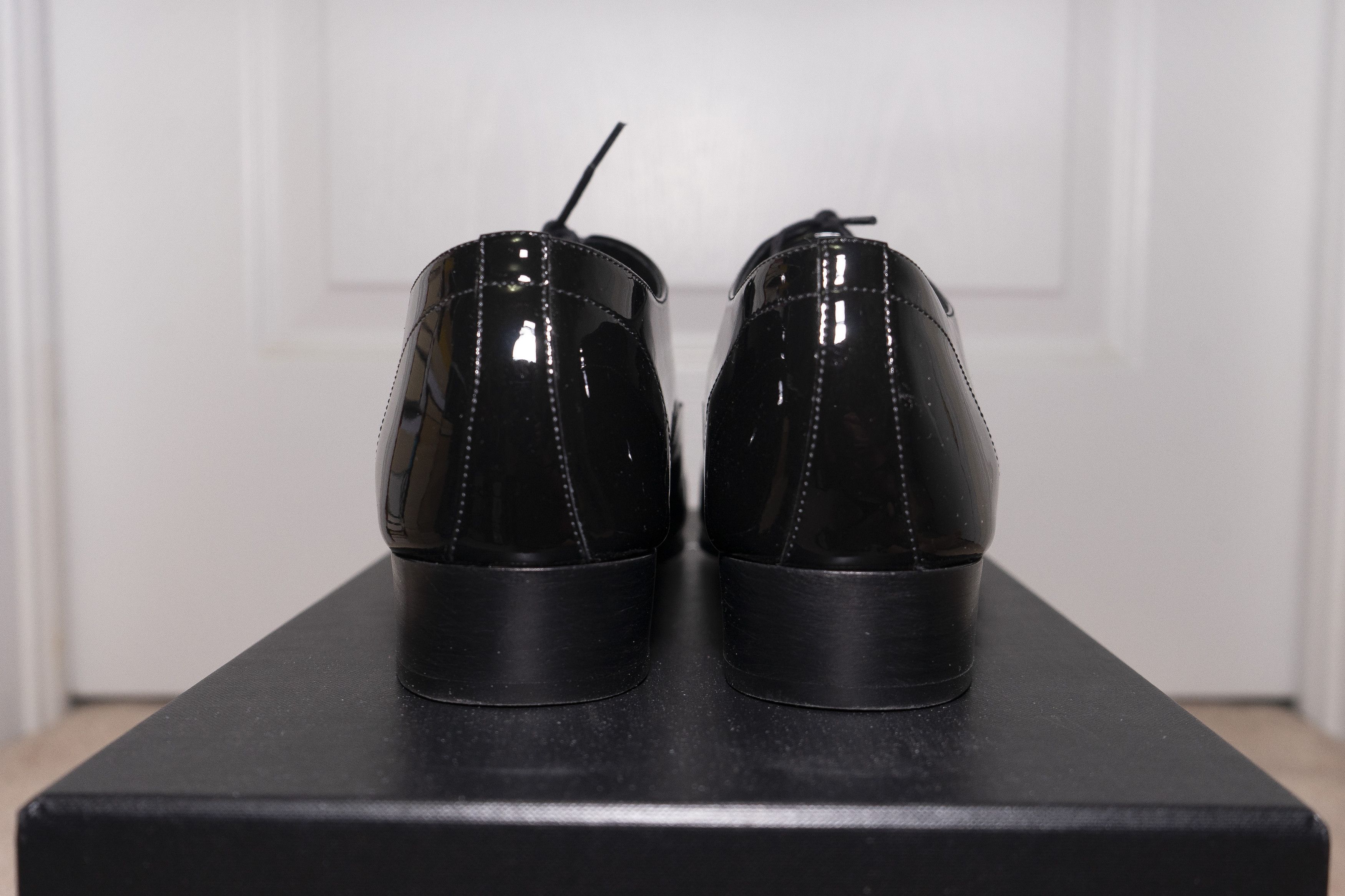 Saint Laurent Paris Saint Laurent Ysl Marius Oxfords Patent Leather Dress Shoes Size US 8 / EU 41 - 9 Thumbnail