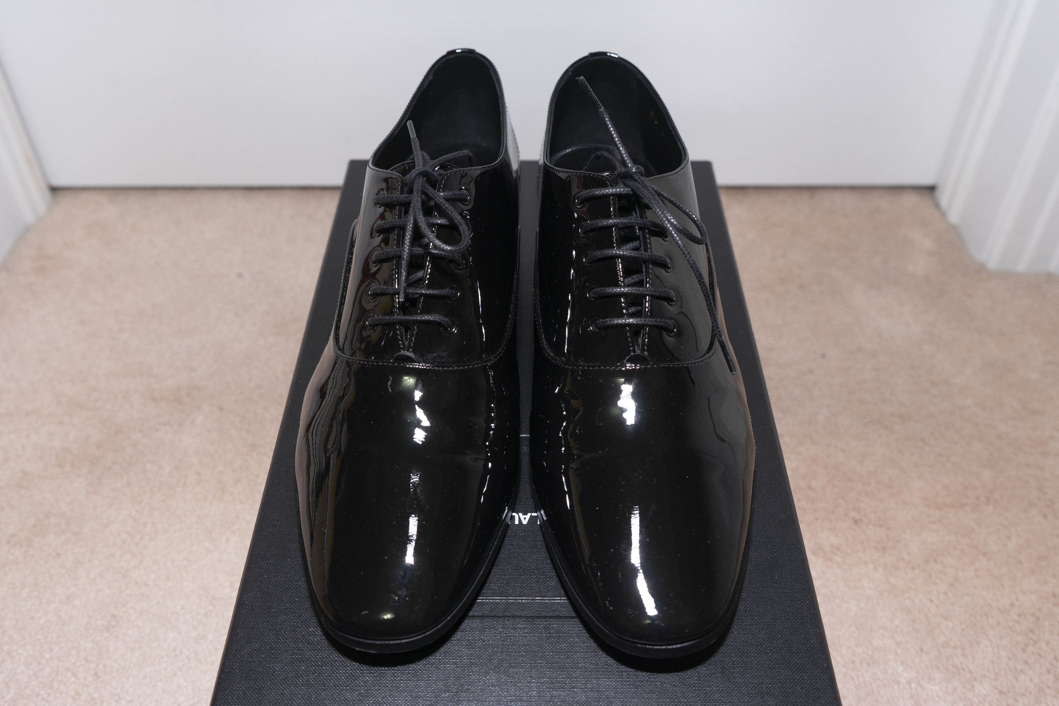 Saint Laurent Paris Saint Laurent Ysl Marius Oxfords Patent Leather Dress Shoes Size US 8 / EU 41 - 3 Thumbnail