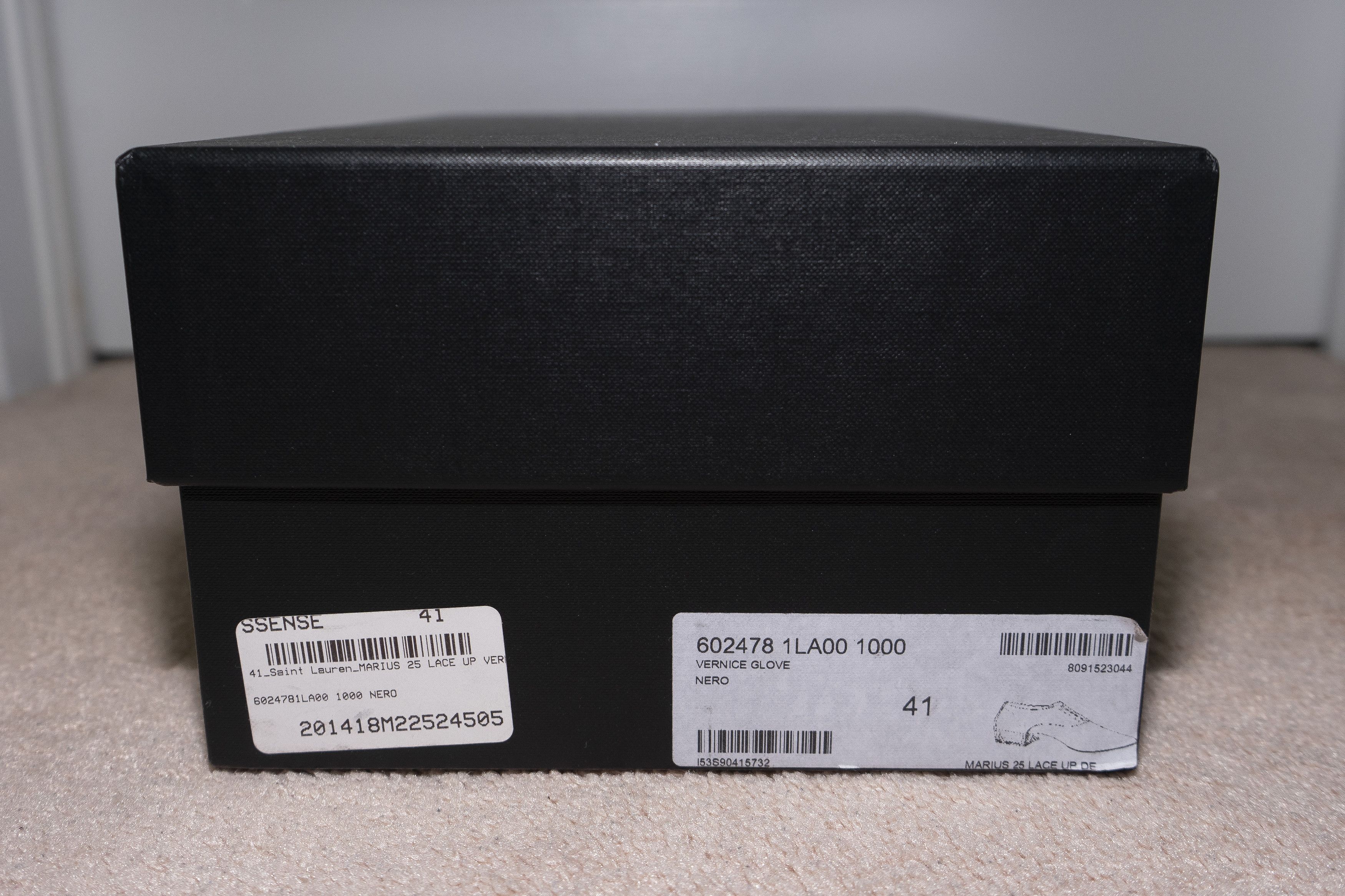 Saint Laurent Paris Saint Laurent Ysl Marius Oxfords Patent Leather Dress Shoes Size US 8 / EU 41 - 24 Thumbnail