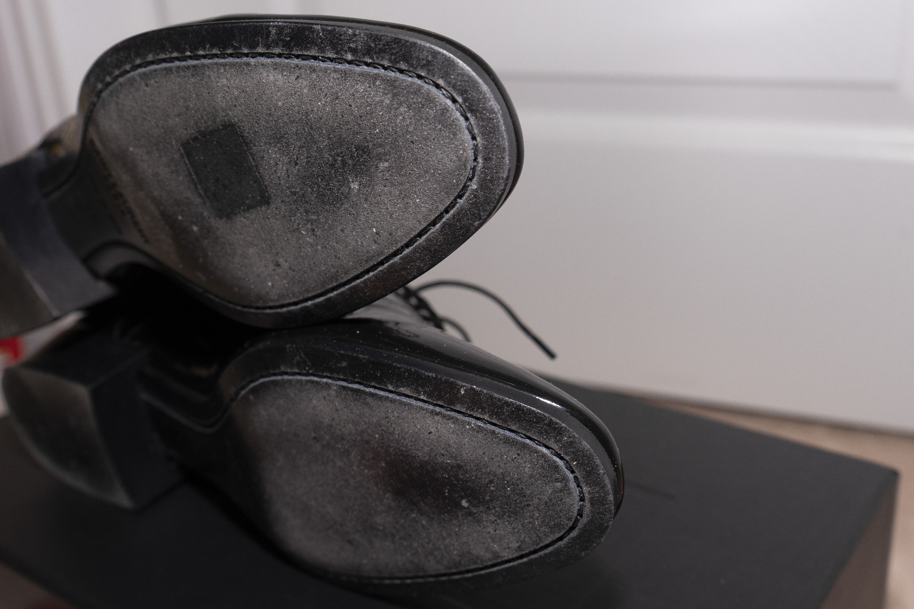 Saint Laurent Paris Saint Laurent Ysl Marius Oxfords Patent Leather Dress Shoes Size US 8 / EU 41 - 21 Thumbnail
