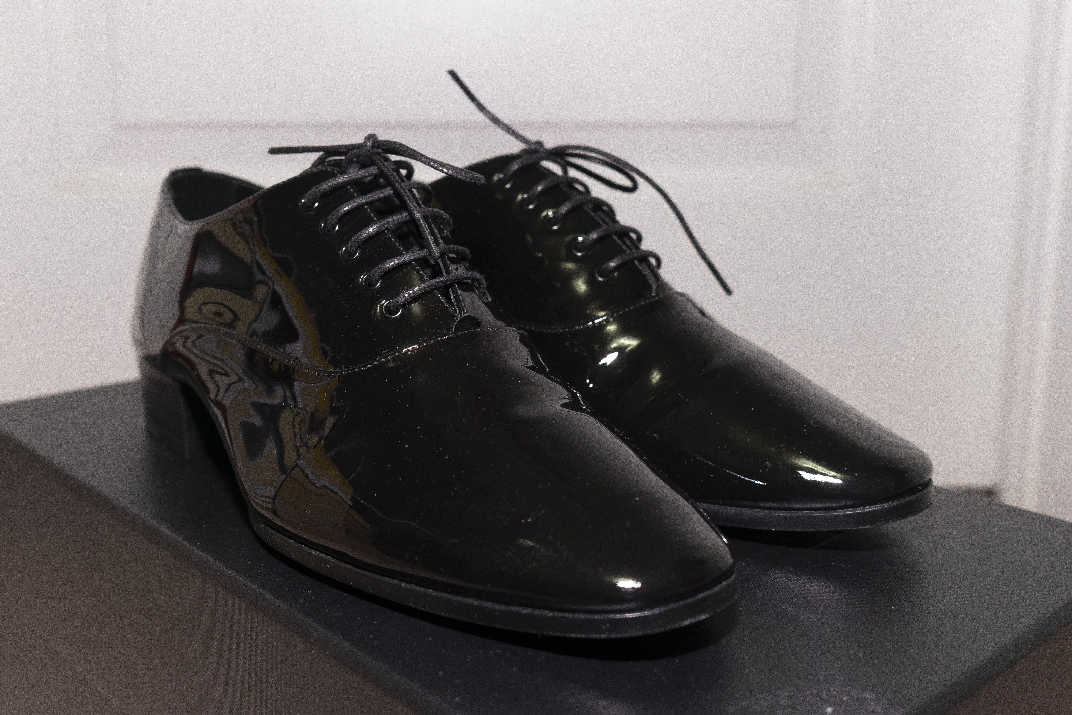 Saint Laurent Paris Saint Laurent Ysl Marius Oxfords Patent Leather Dress Shoes Size US 8 / EU 41 - 6 Thumbnail