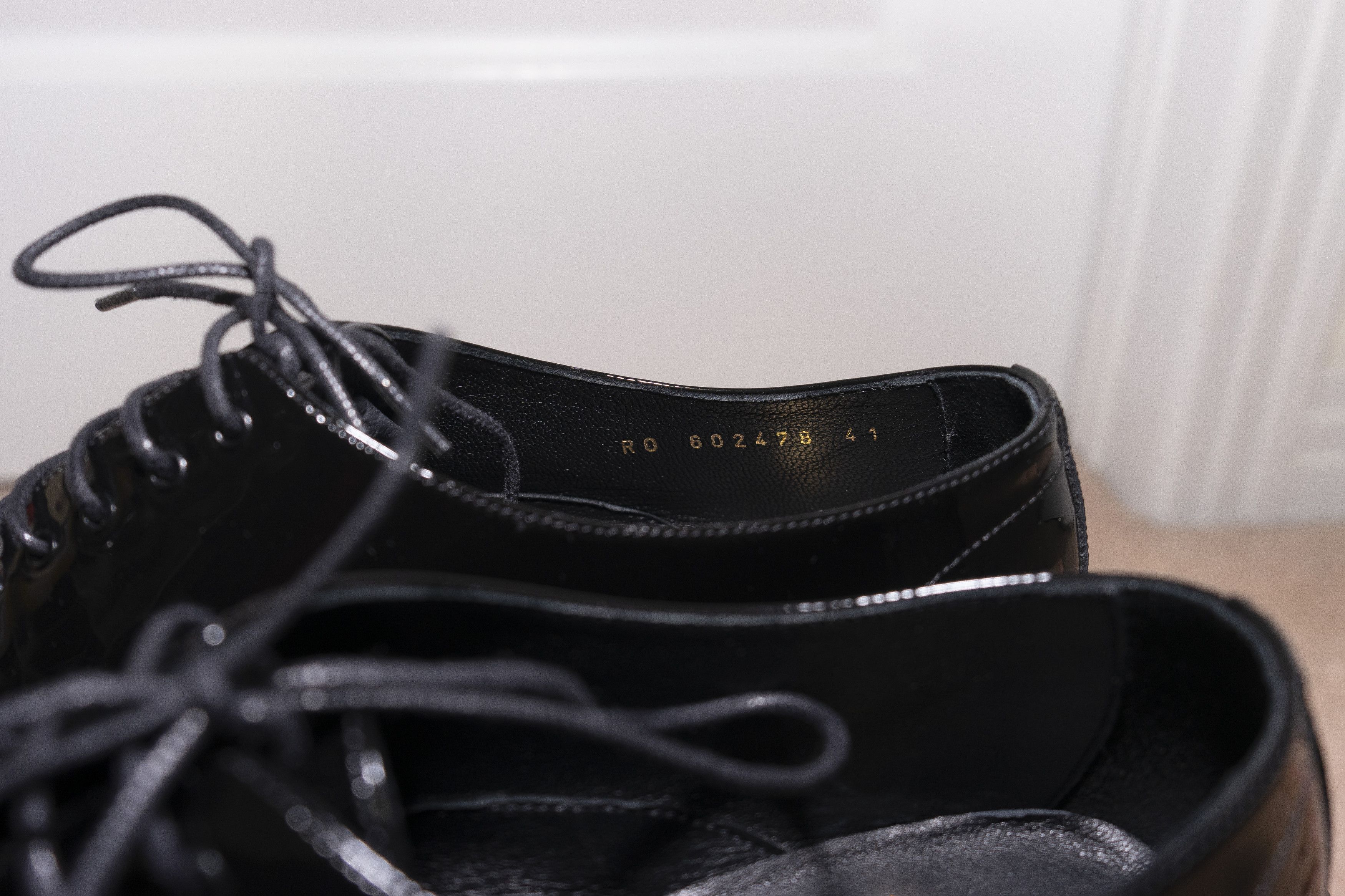 Saint Laurent Paris Saint Laurent Ysl Marius Oxfords Patent Leather Dress Shoes Size US 8 / EU 41 - 16 Thumbnail