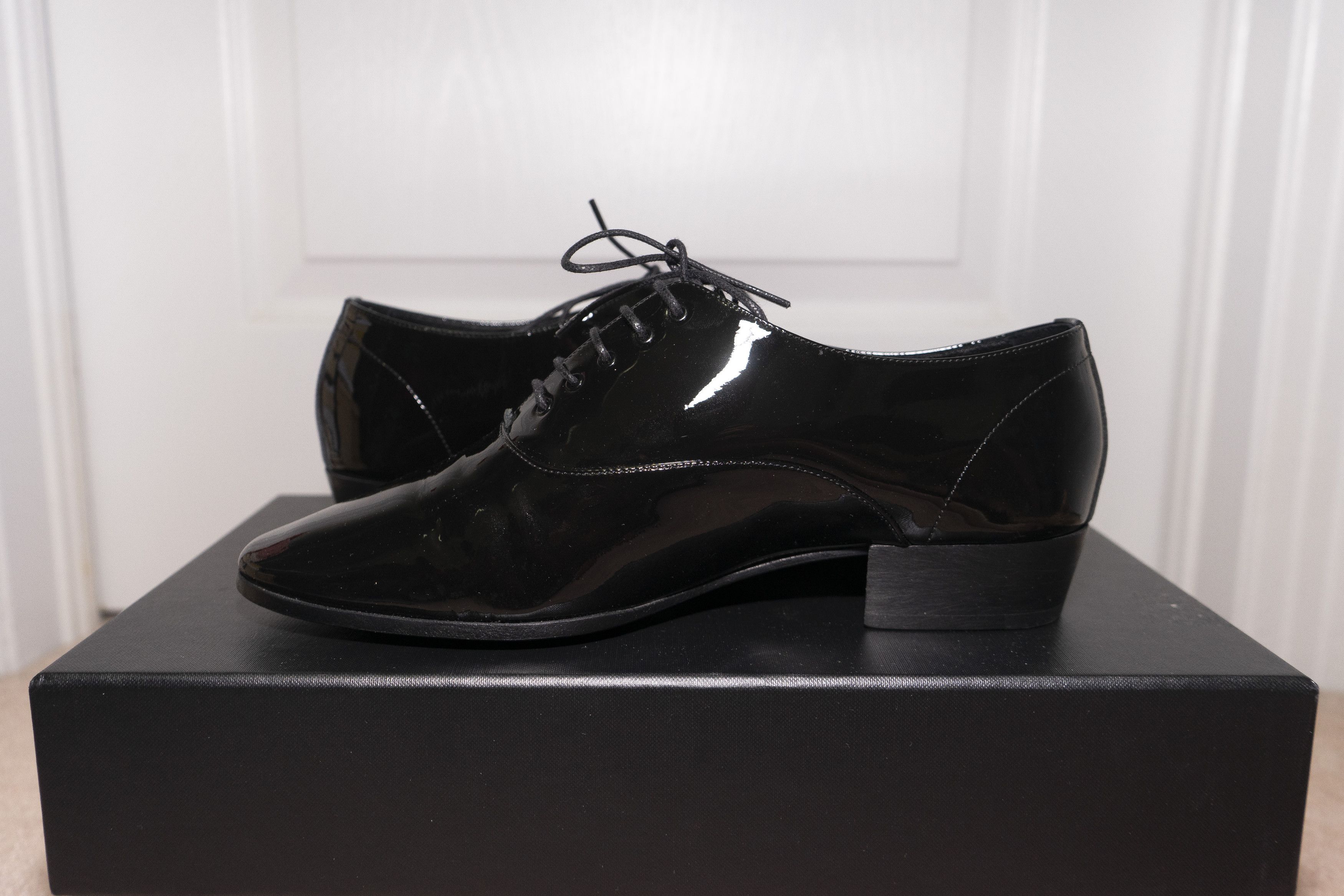 Saint Laurent Paris Saint Laurent Ysl Marius Oxfords Patent Leather Dress Shoes Size US 8 / EU 41 - 2 Thumbnail