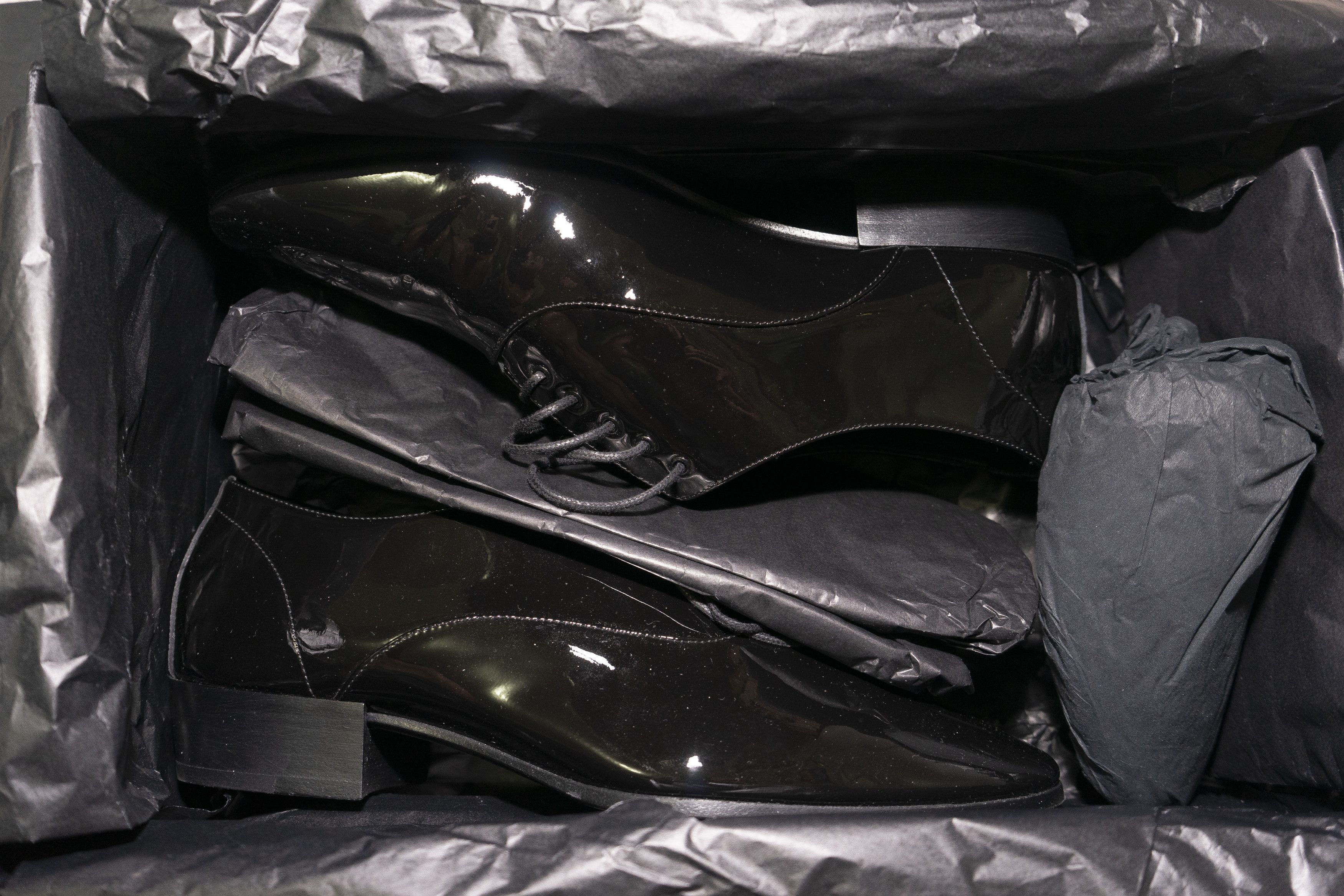 Saint Laurent Paris Saint Laurent Ysl Marius Oxfords Patent Leather Dress Shoes Size US 8 / EU 41 - 17 Thumbnail
