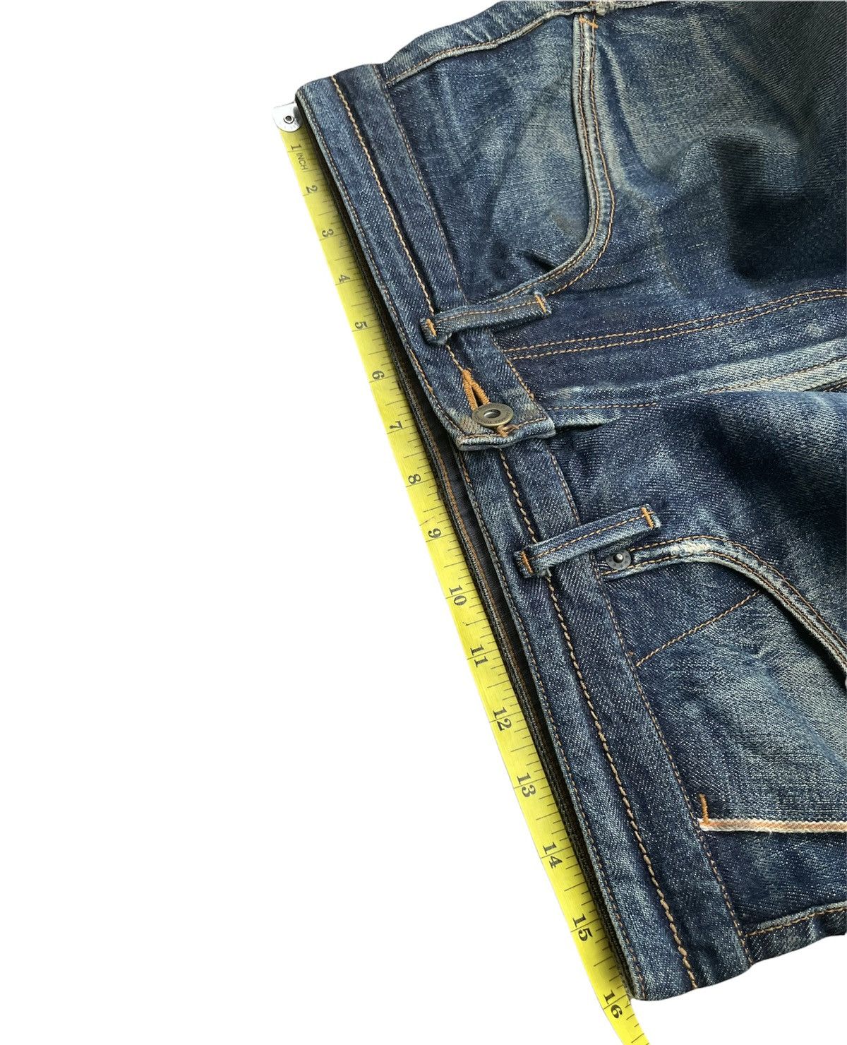 Japanese Brand × Nonnative Nonnative Selvedge Aging Distressed Rework Denim Size US 32 / EU 48 - 8 Thumbnail
