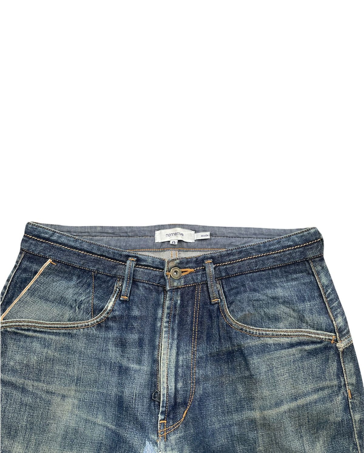 Japanese Brand × Nonnative Nonnative Selvedge Aging Distressed Rework Denim Size US 32 / EU 48 - 6 Thumbnail