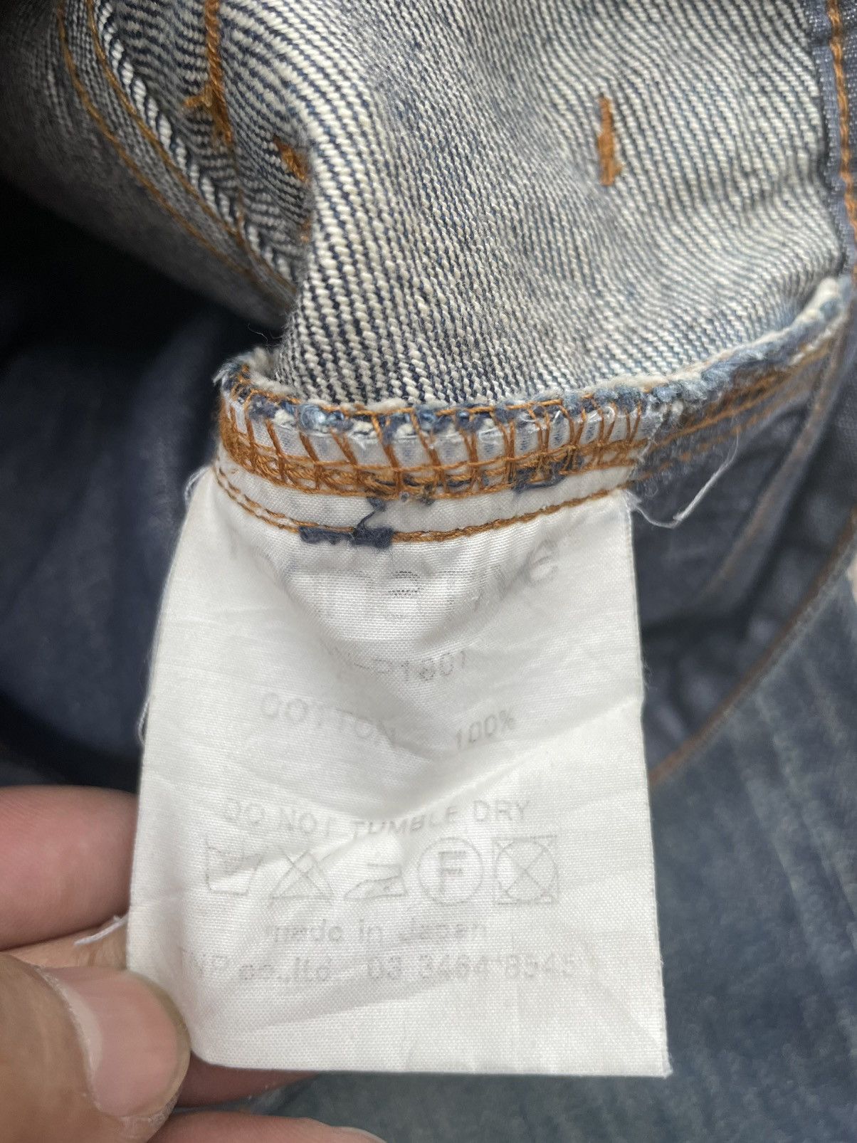 Japanese Brand × Nonnative Nonnative Selvedge Aging Distressed Rework Denim Size US 32 / EU 48 - 19 Thumbnail