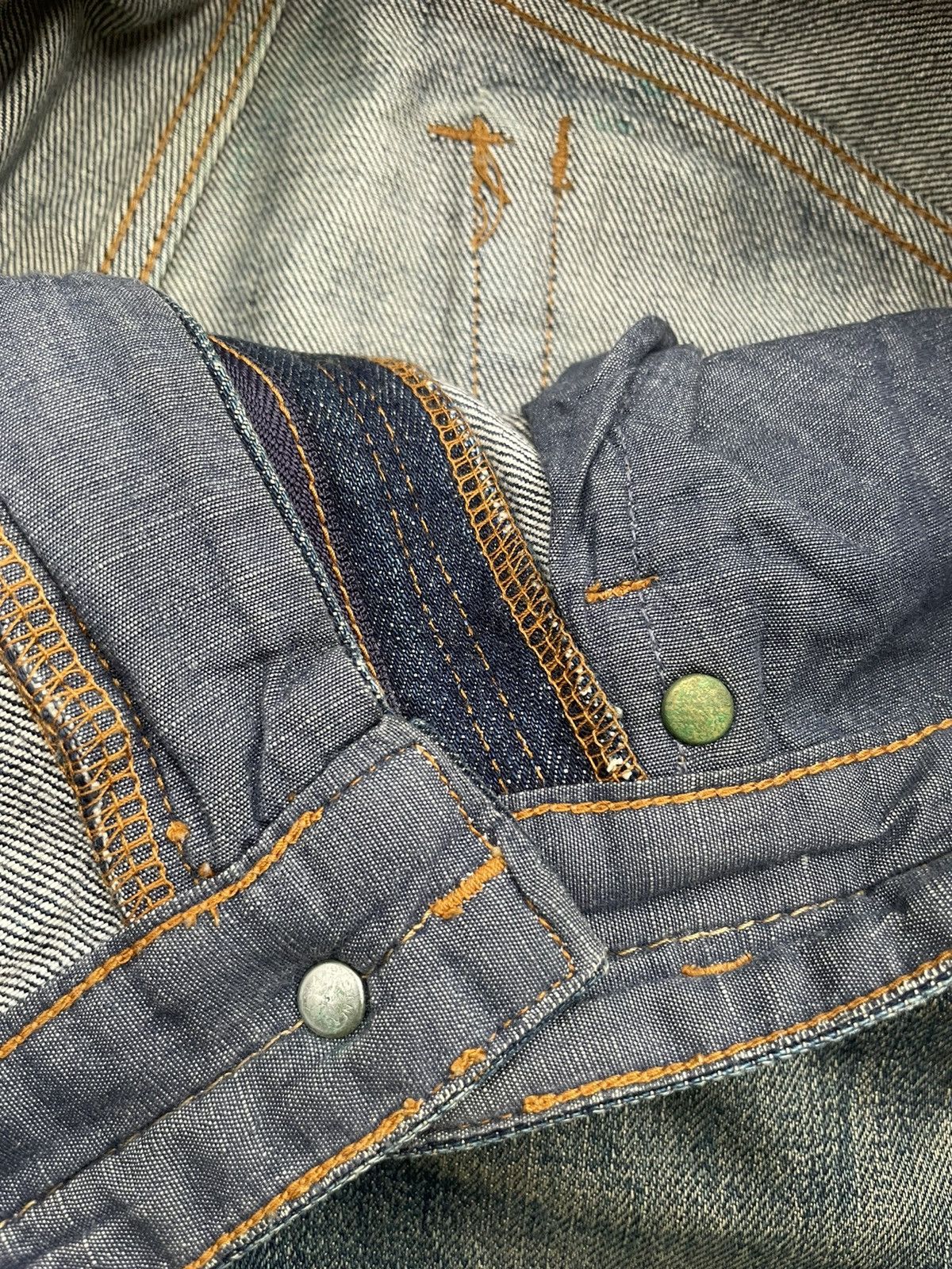 Japanese Brand × Nonnative Nonnative Selvedge Aging Distressed Rework Denim Size US 32 / EU 48 - 22 Thumbnail