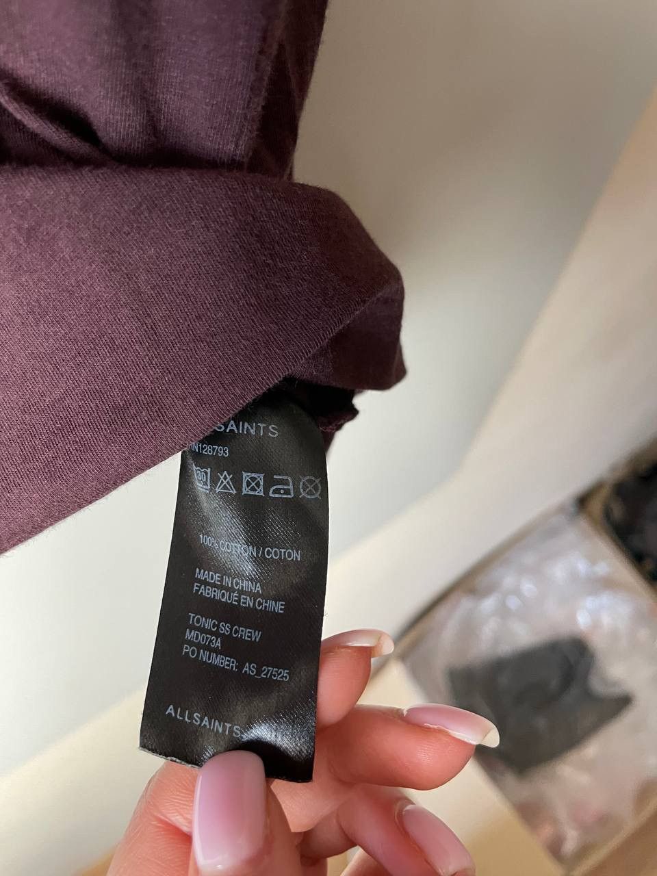 Allsaints Allsaints luxury t-shirts size L Size US L / EU 52-54 / 3 - 4 Thumbnail