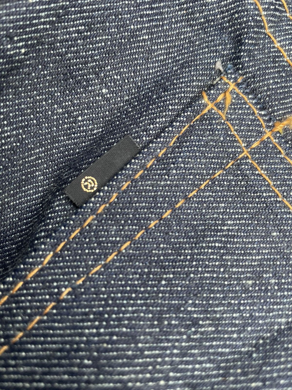 Designer × Japanese Brand Deadstock Design by Lotus Raw Denim Size US 27 - 14 Thumbnail