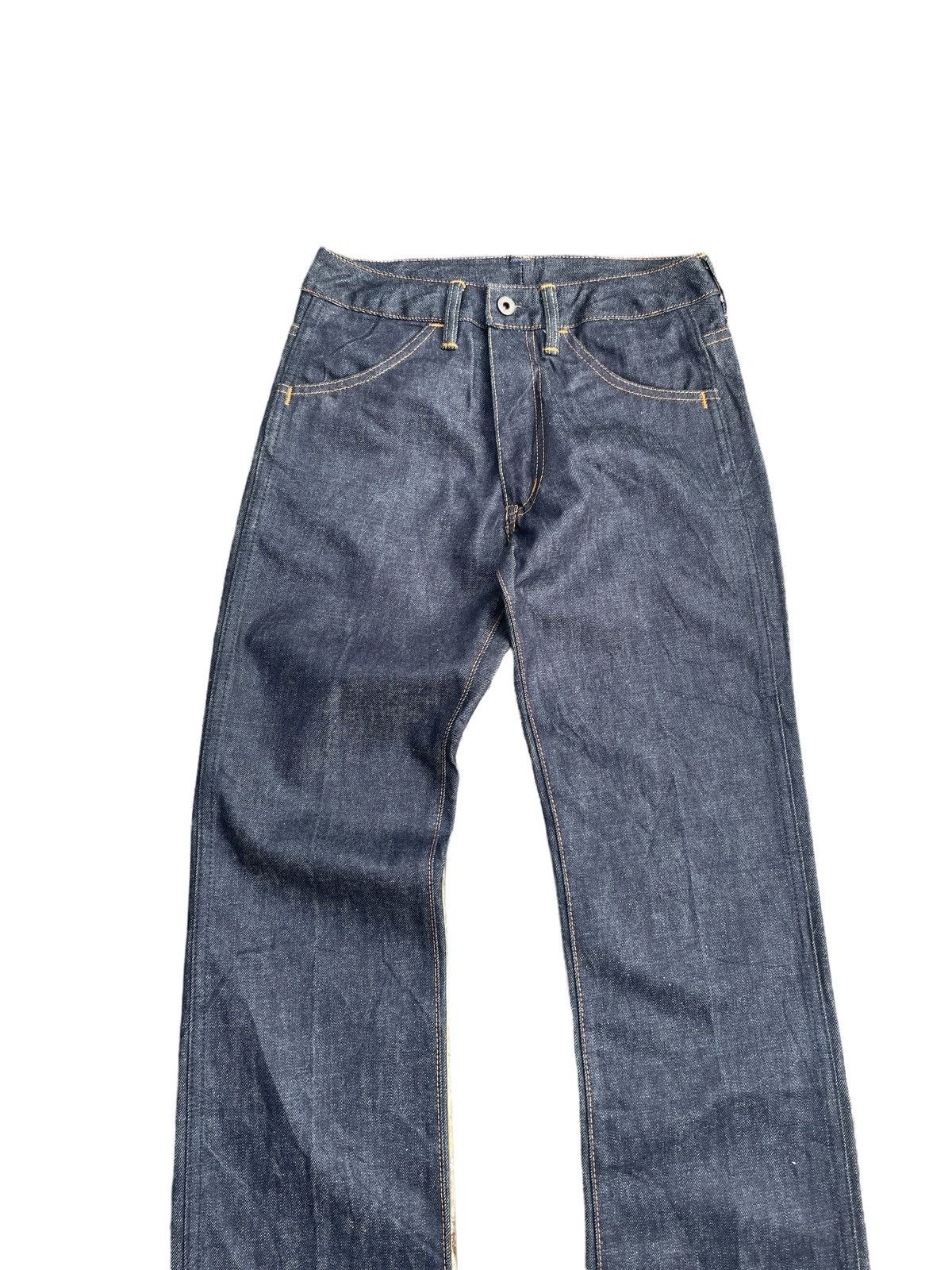 Designer × Japanese Brand Deadstock Design by Lotus Raw Denim Size US 27 - 4 Thumbnail