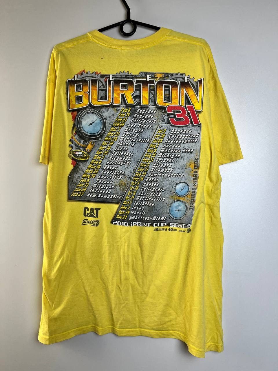 Vintage Cat Racing NASCAR vintage t-shirt size Xl Size US XL / EU 56 / 4 - 4 Thumbnail