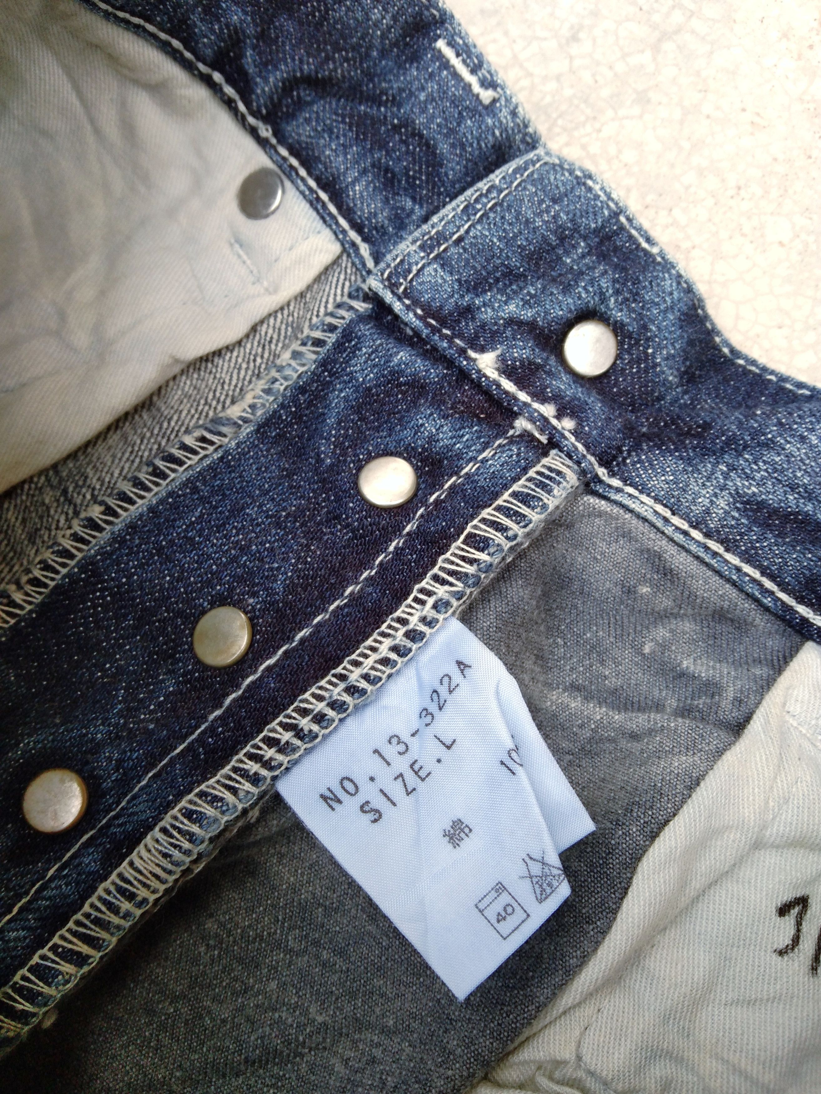 Japanese Brand Vintage Avant Garde Style D.M.G Domingo Japan Jeans 31x32 Size US 31 - 9 Thumbnail