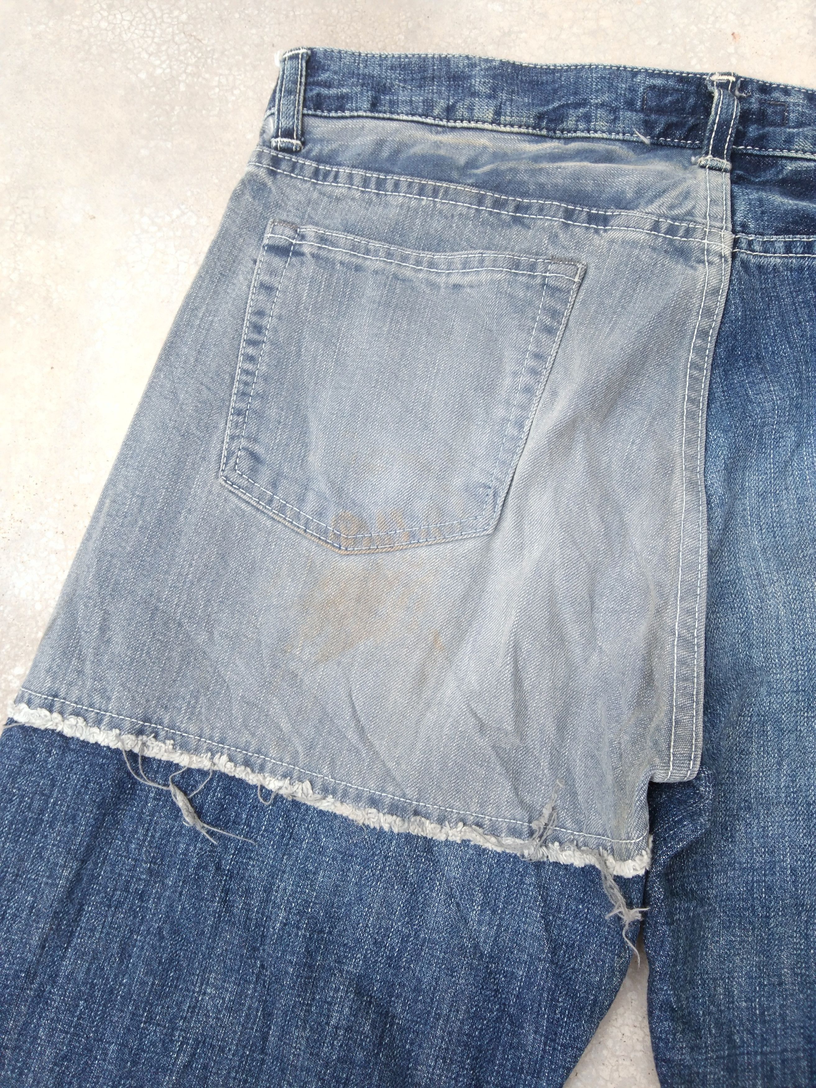 Japanese Brand Vintage Avant Garde Style D.M.G Domingo Japan Jeans 31x32 Size US 31 - 3 Thumbnail