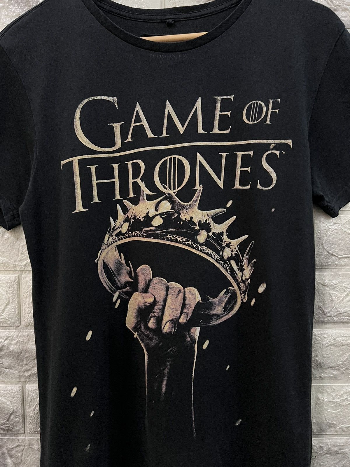 image of Game Of Thrones Movie T-Shirt in Black, Men's (Size 2XS)