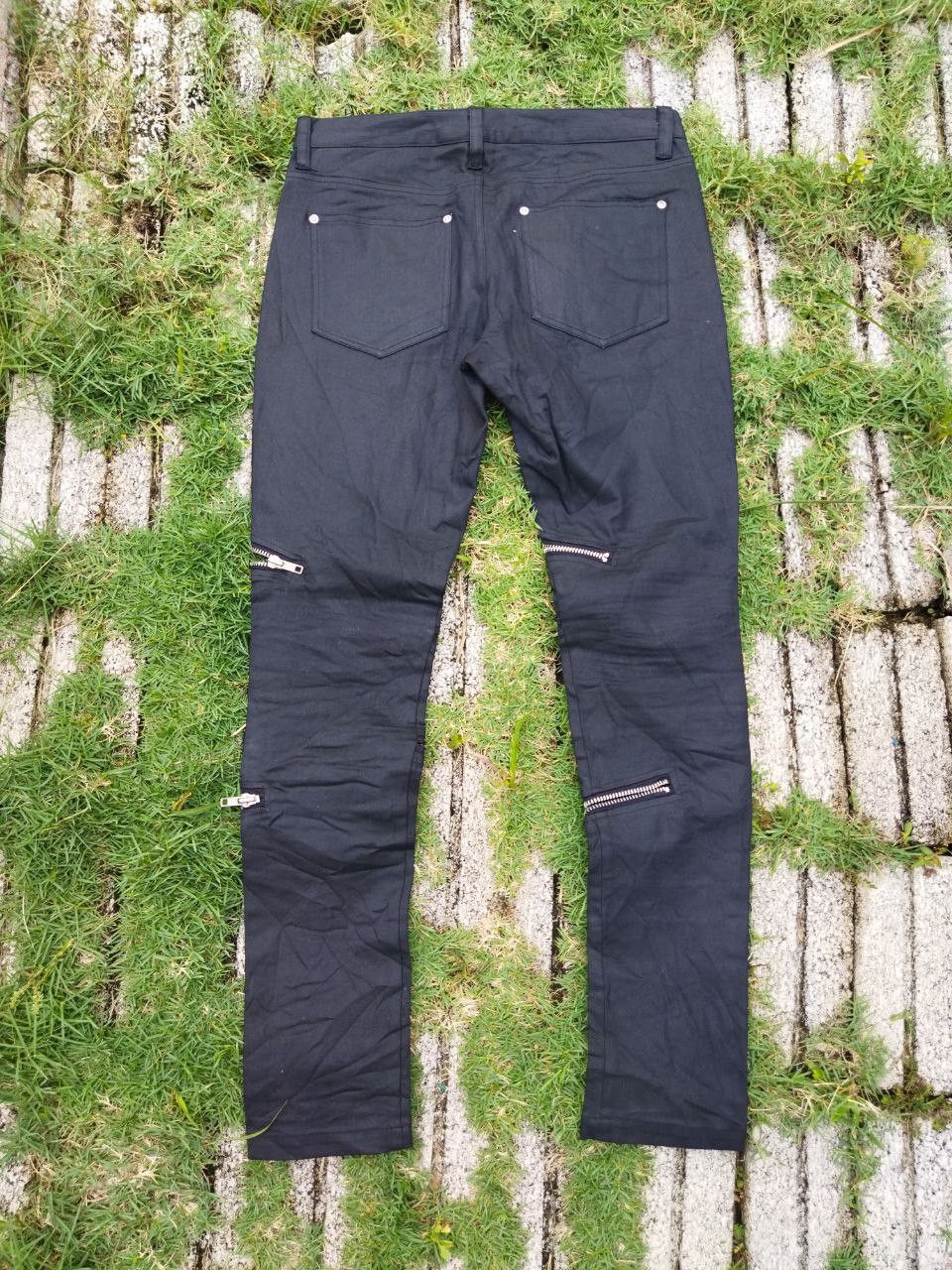 Japanese Brand Japanese Xfrm Punk Style Zipper Pants Size US 29 - 4 Thumbnail