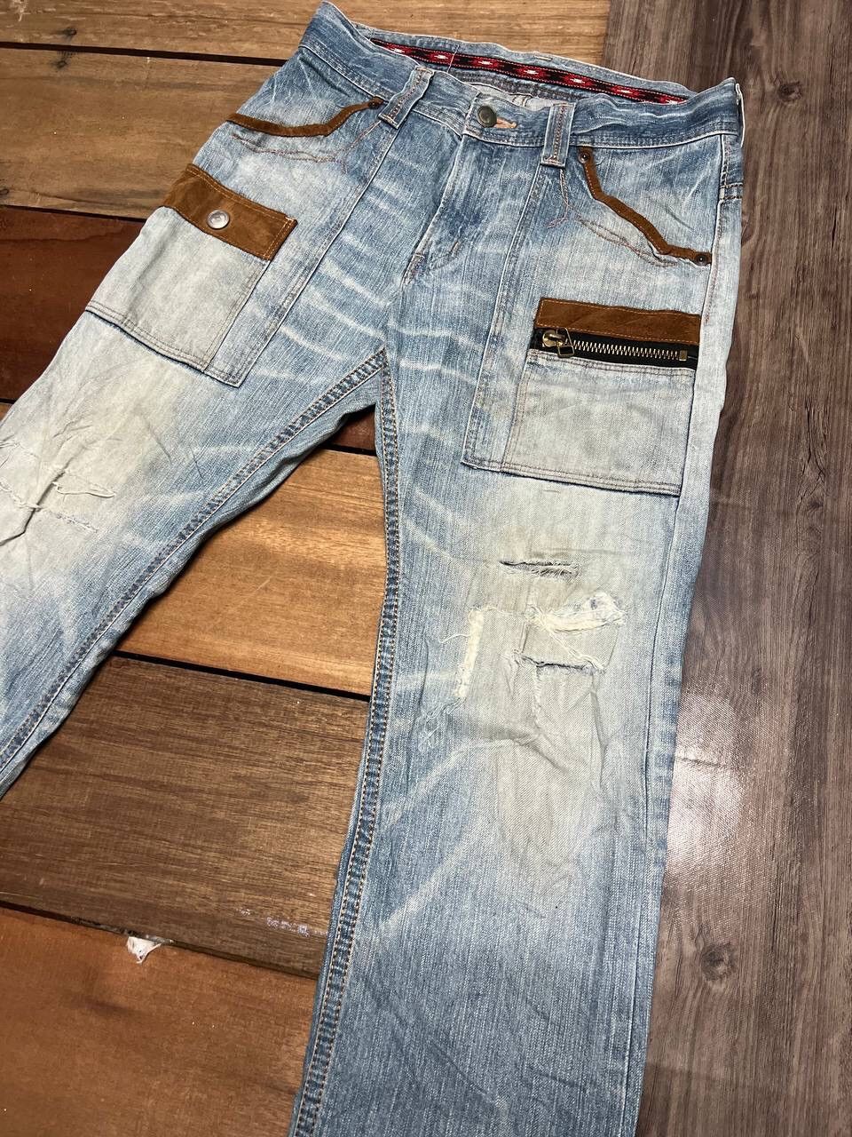 Edwin VINTAGE EDWIN DISTRESS BUSHPANT JEANS SIZE 32 Size US 32 / EU 48 - 3 Thumbnail