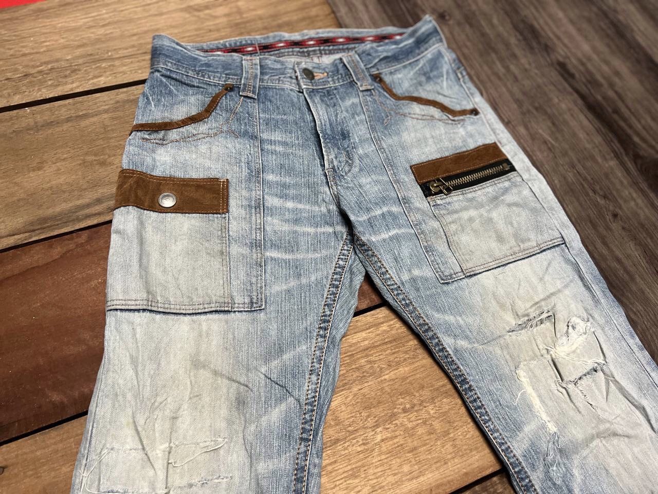 Edwin VINTAGE EDWIN DISTRESS BUSHPANT JEANS SIZE 32 Size US 32 / EU 48 - 4 Thumbnail
