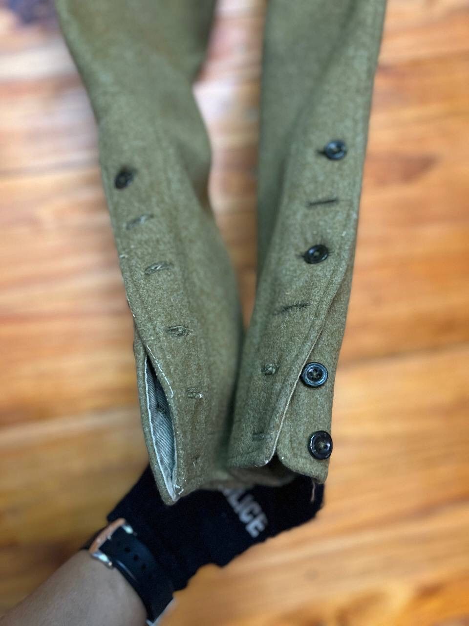 Vintage VINTAGE ARMY STYLE WOOL PANTS Size US 28 / EU 44 - 7 Thumbnail