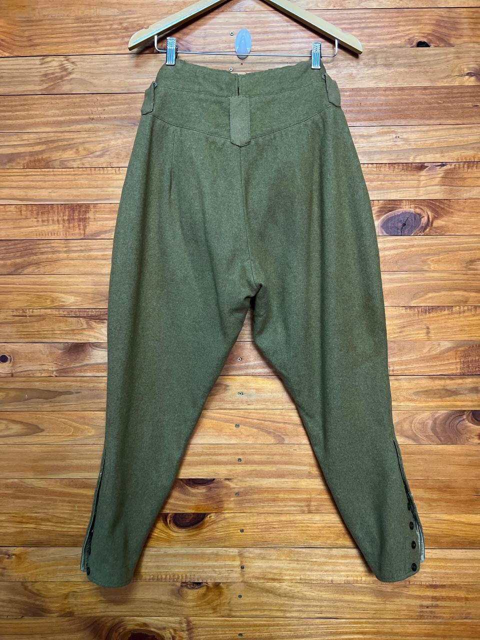 Vintage VINTAGE ARMY STYLE WOOL PANTS Size US 28 / EU 44 - 10 Thumbnail