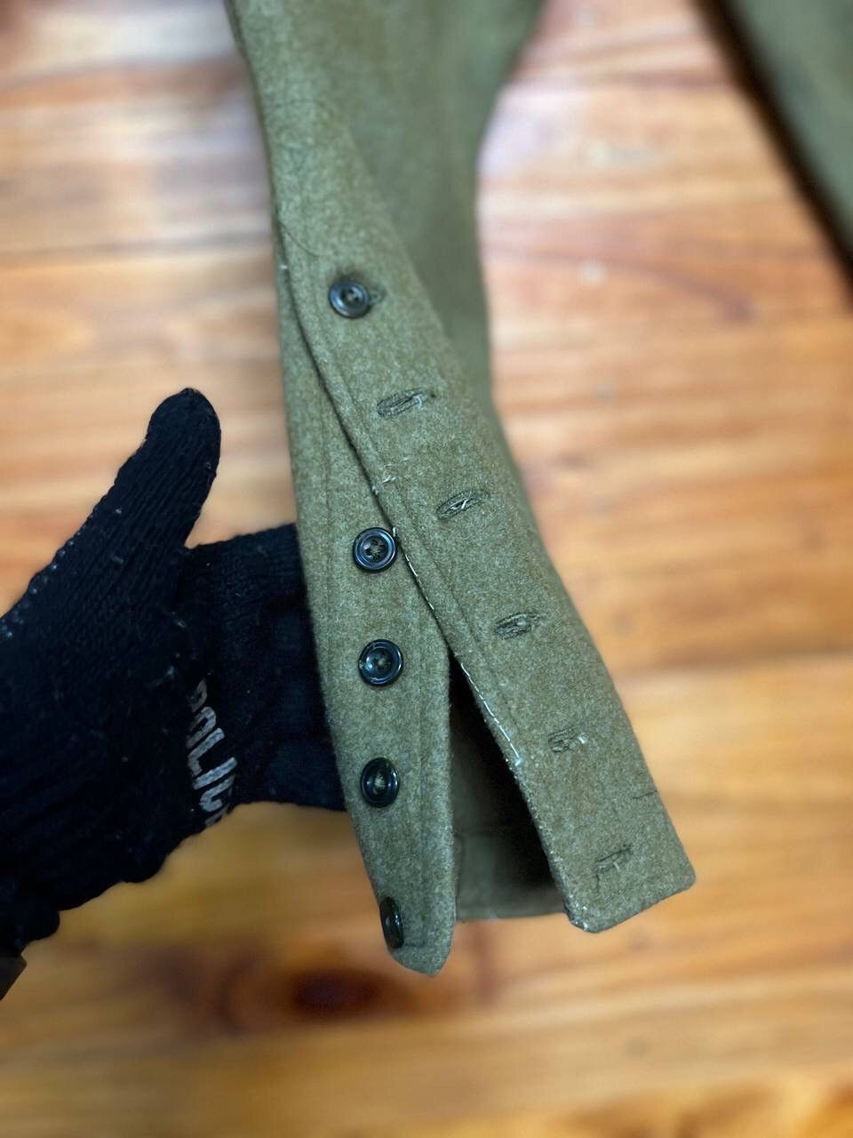 Vintage VINTAGE ARMY STYLE WOOL PANTS Size US 28 / EU 44 - 5 Thumbnail