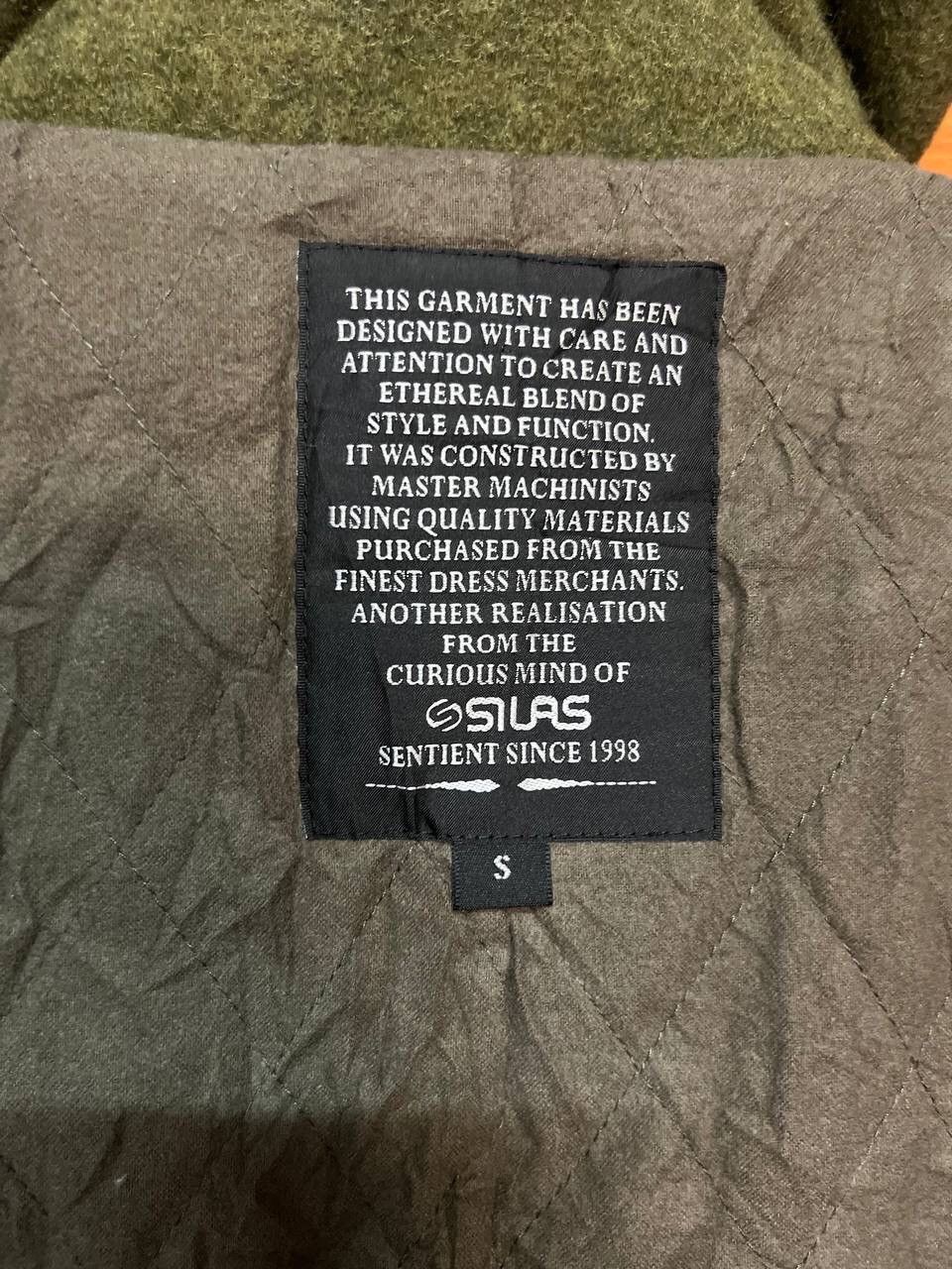 Silas SILAS WOOL STYLE HOOD JACKET Size US S / EU 44-46 / 1 - 14 Thumbnail