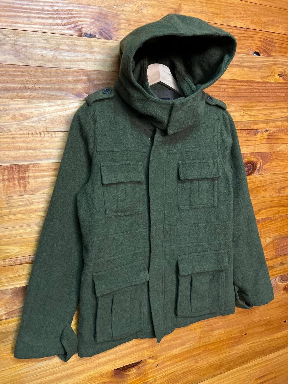 Silas SILAS WOOL STYLE HOOD JACKET Size US S / EU 44-46 / 1 - 2 Thumbnail