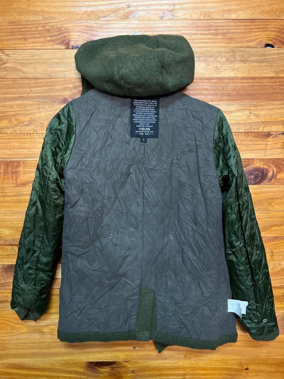 Silas SILAS WOOL STYLE HOOD JACKET Size US S / EU 44-46 / 1 - 12 Thumbnail