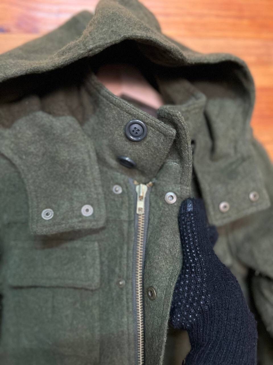 Silas SILAS WOOL STYLE HOOD JACKET Size US S / EU 44-46 / 1 - 15 Thumbnail