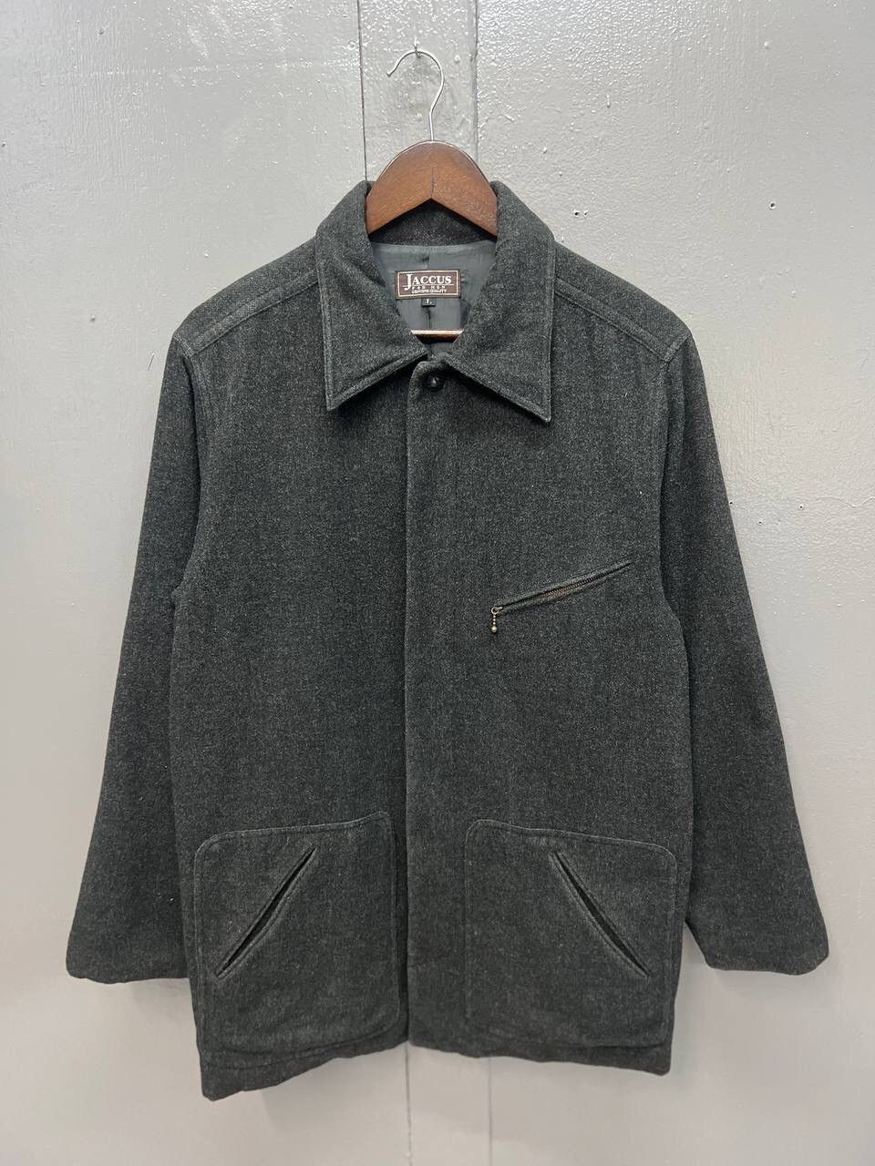 Japanese Brand JACCUS FOR MEN WOOL LONG JACKET Size US L / EU 52-54 / 3 - 1 Thumbnail