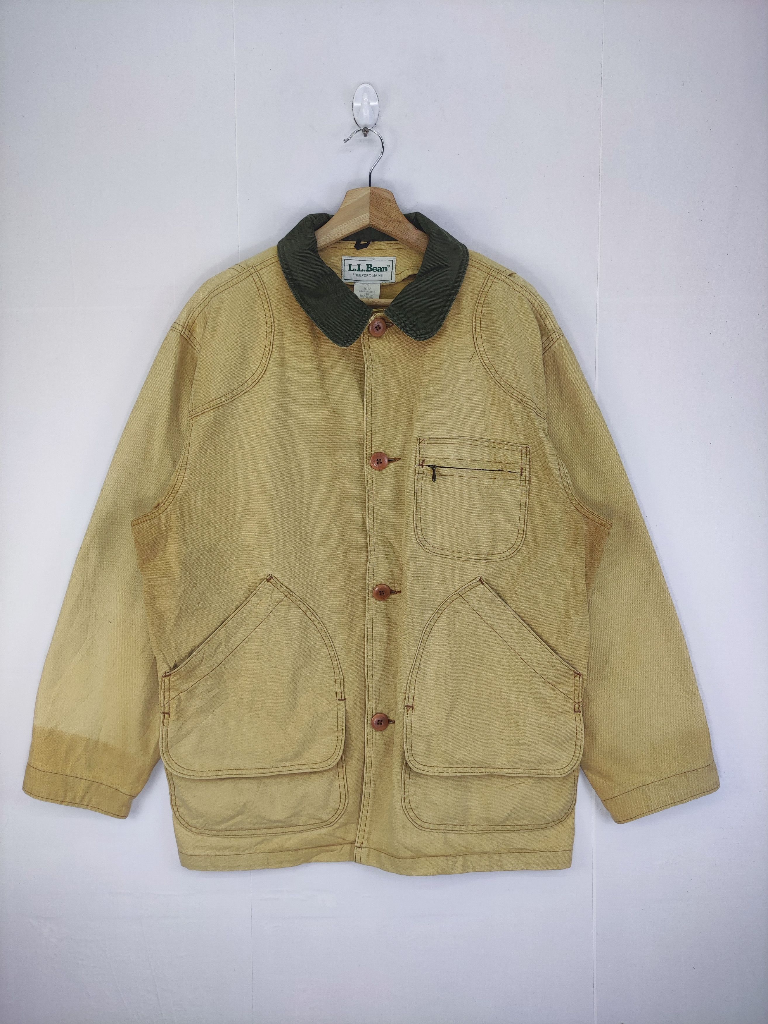 L.L. Bean Vintage L.L. Bean Duck Canves Hunting Jacket Button Up Size US XL / EU 56 / 4 - 1 Thumbnail