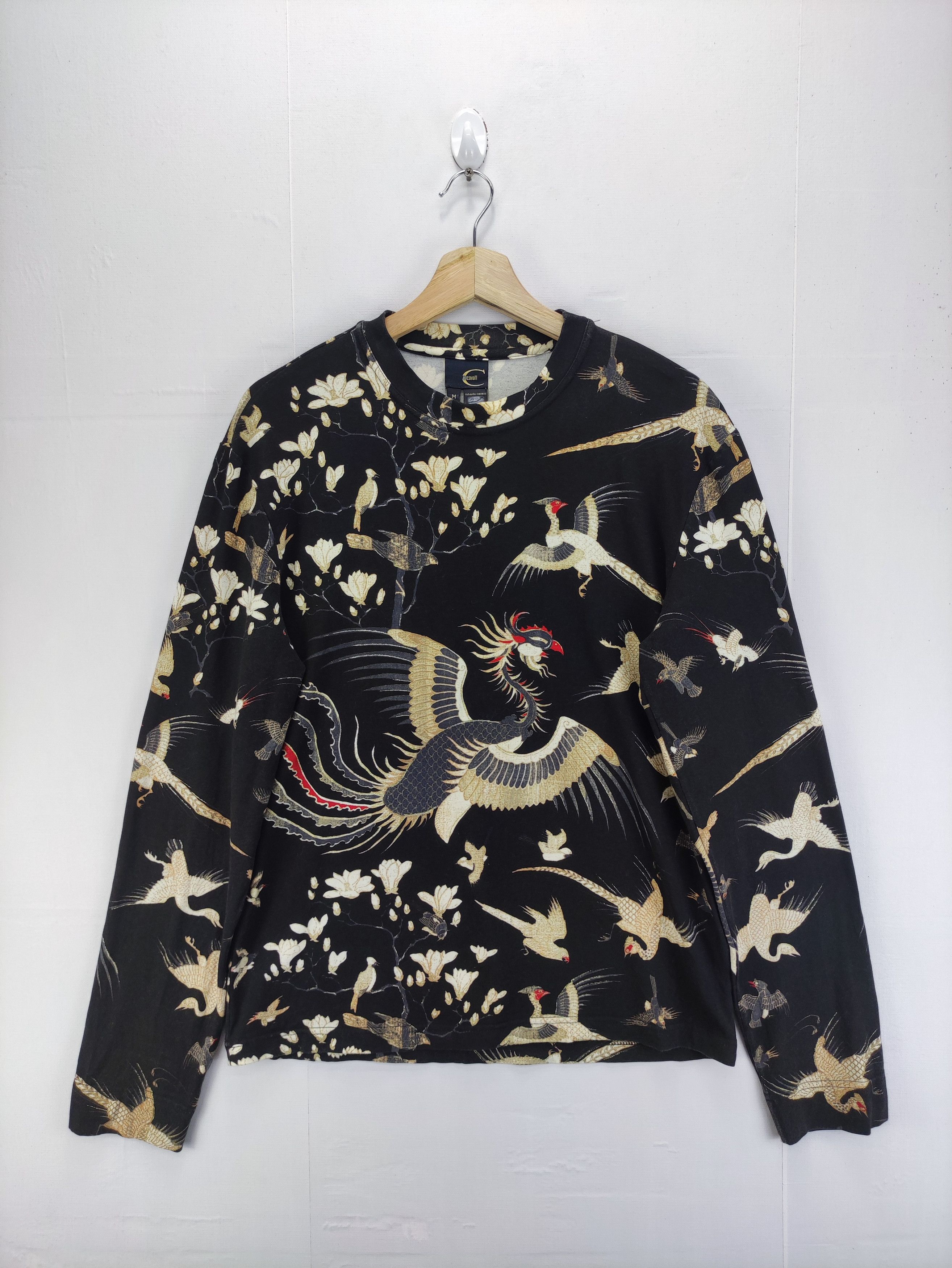 Roberto Cavalli Vintage Reberto Cavalli Phoenix Long Sleeve Shirts Size US M / EU 48-50 / 2 - 1 Thumbnail
