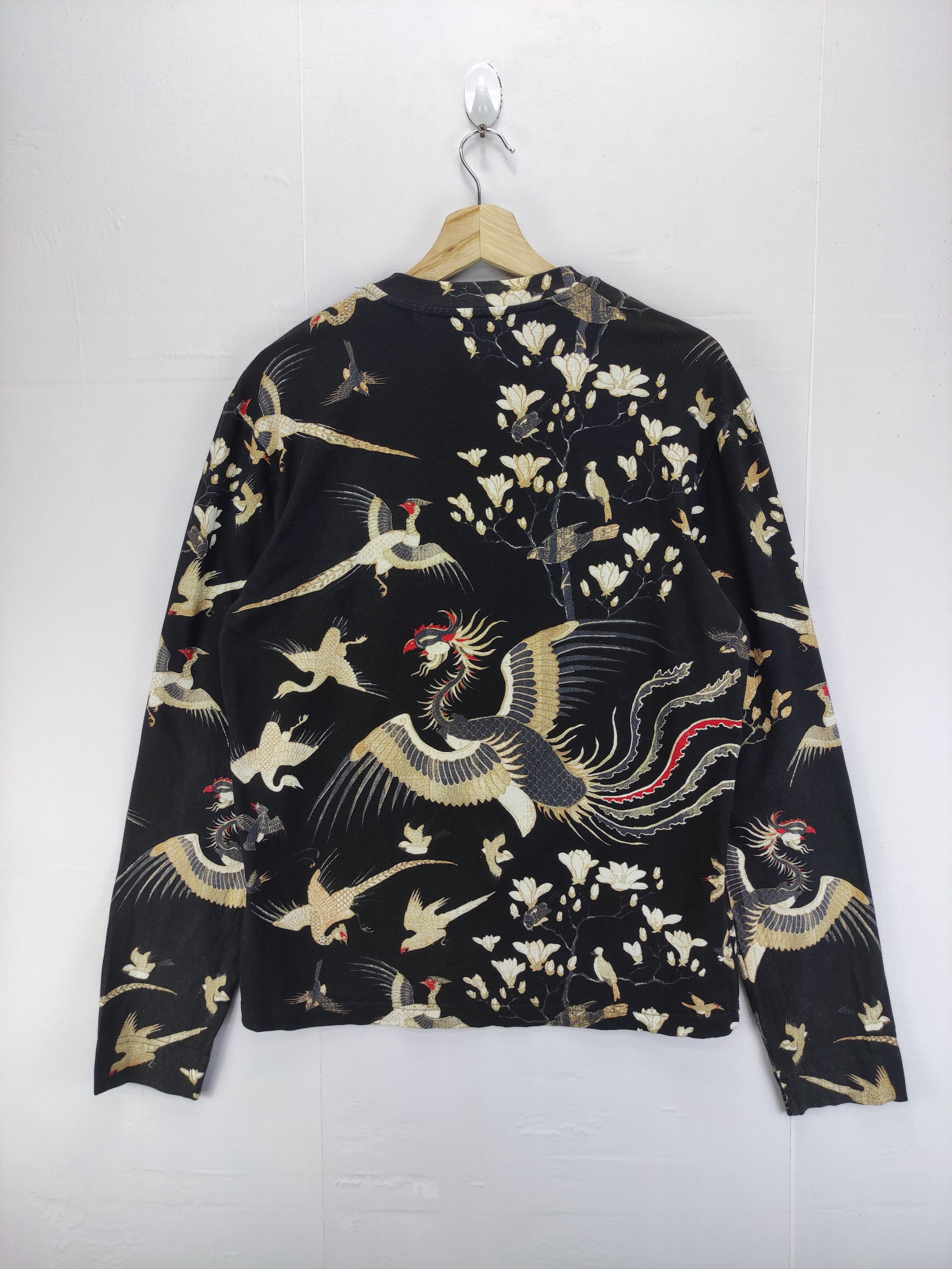 Roberto Cavalli Vintage Reberto Cavalli Phoenix Long Sleeve Shirts Size US M / EU 48-50 / 2 - 6 Thumbnail