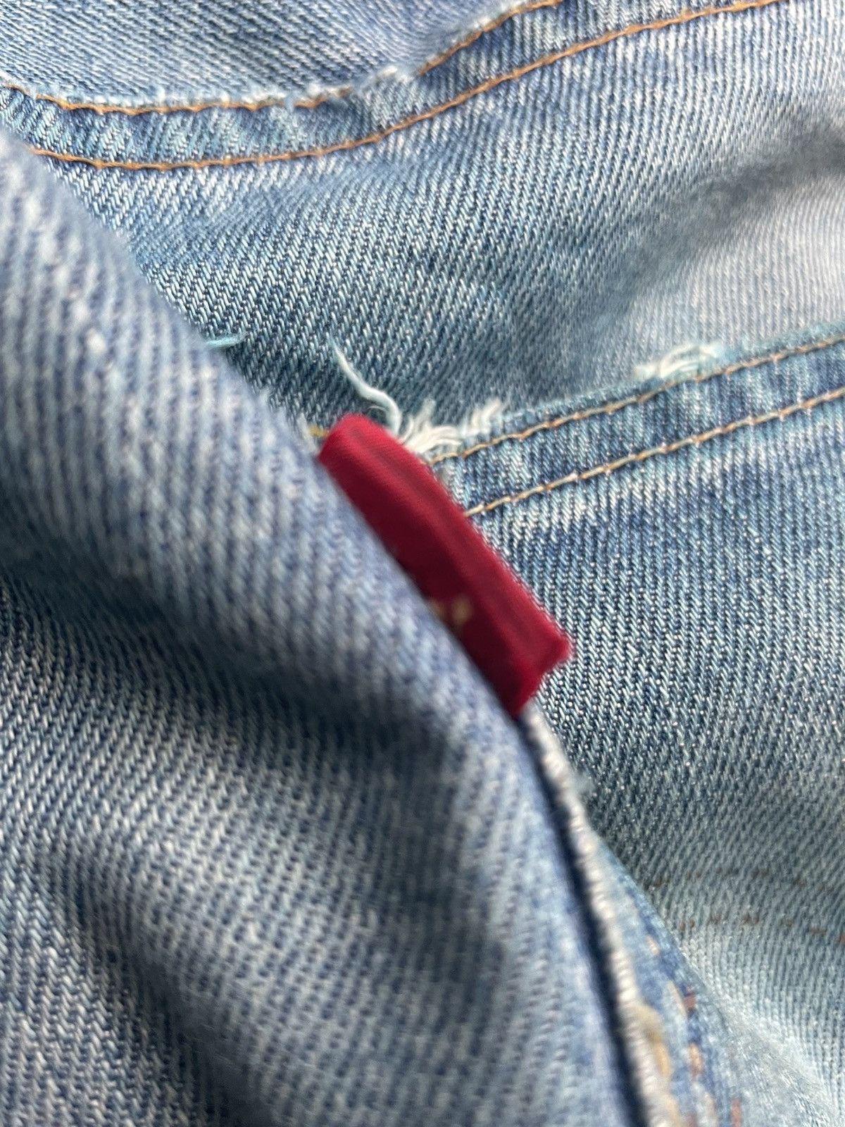 Levi's Vintage 2008 Levis 501XX E Distresed & Rework Size US 33 - 20 Thumbnail