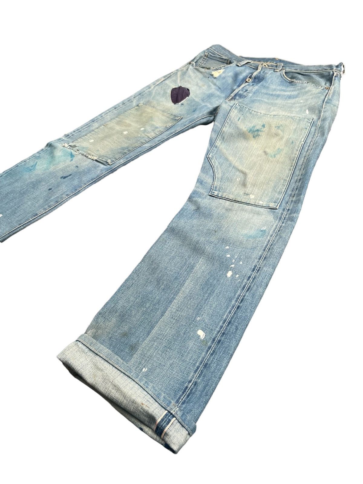 Levi's Vintage 2008 Levis 501XX E Distresed & Rework Size US 33 - 3 Thumbnail