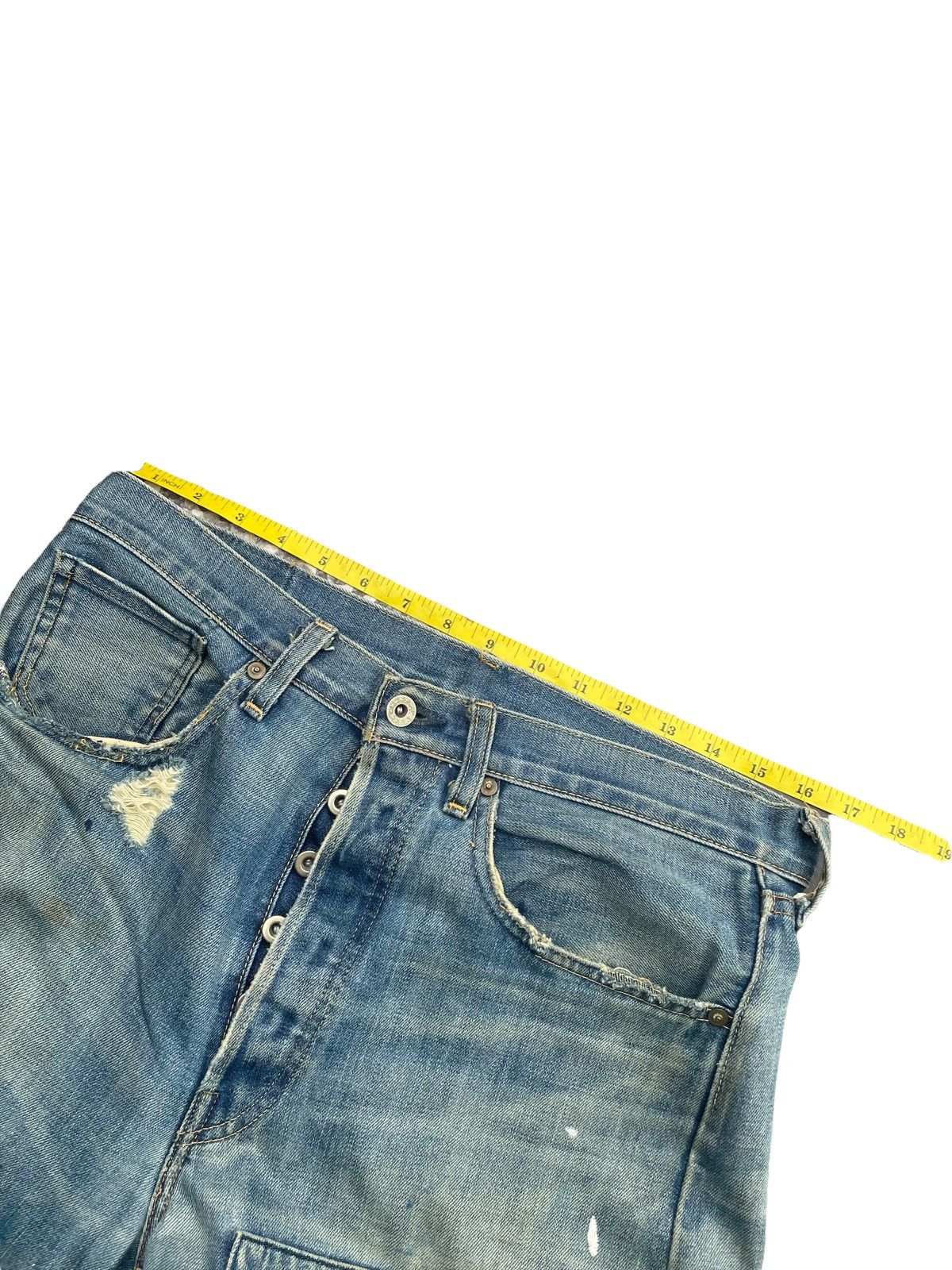 Levi's Vintage 2008 Levis 501XX E Distresed & Rework Size US 33 - 2 Thumbnail