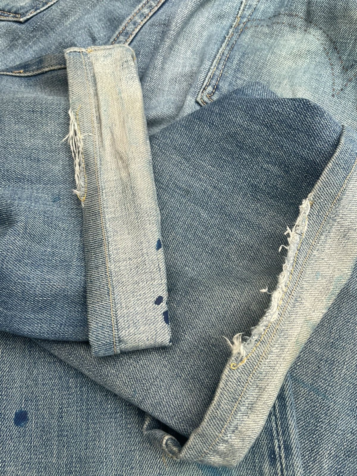 Levi's Vintage 2008 Levis 501XX E Distresed & Rework Size US 33 - 16 Thumbnail